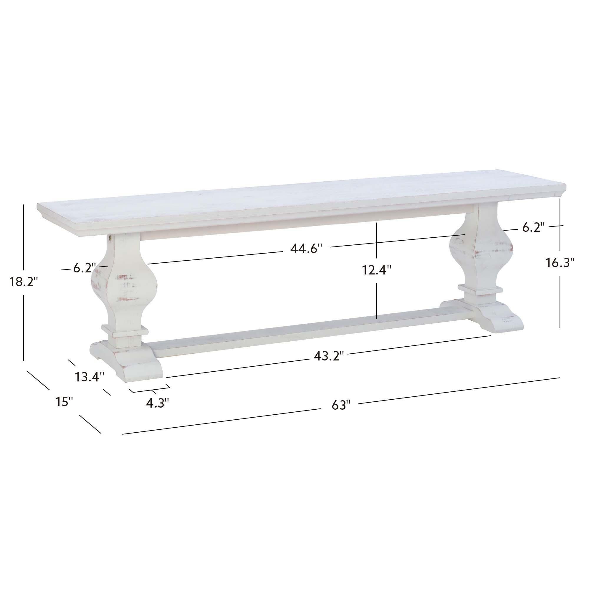 Linon Langston Dining Bench, , large