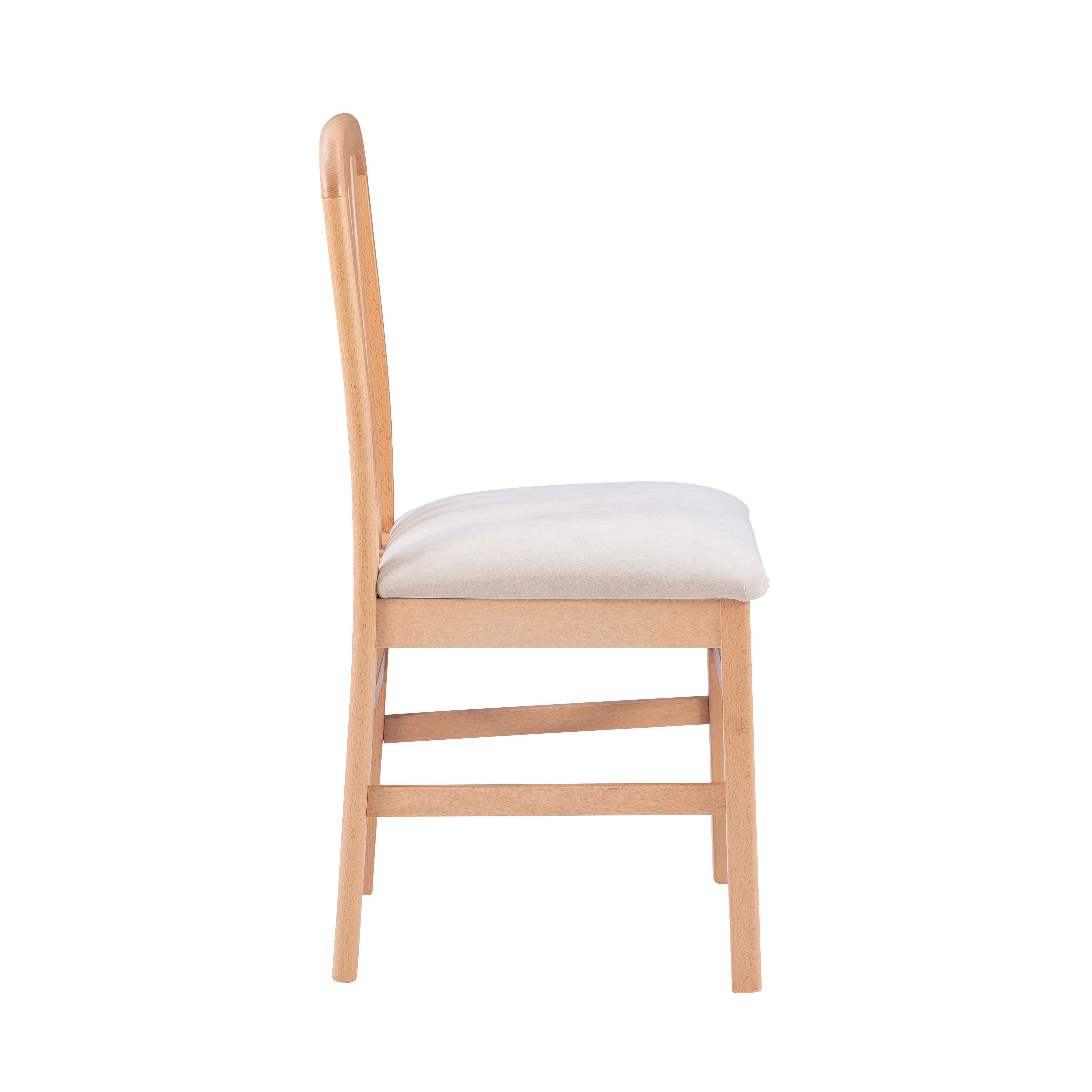 Linon Pate Dining Chair Set, Natural, large