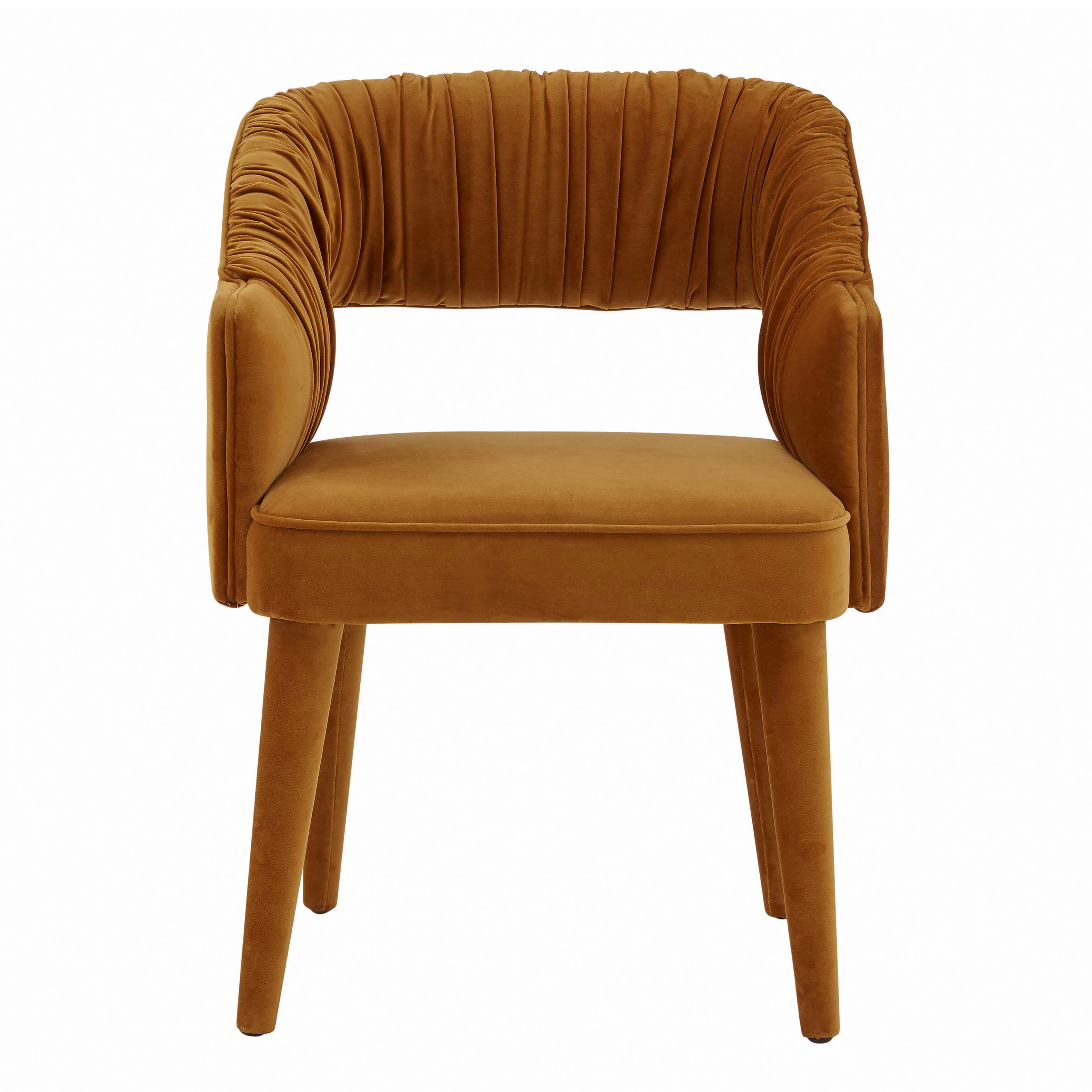 TOV Furniture Zora Dining Chair, Turmeric, large