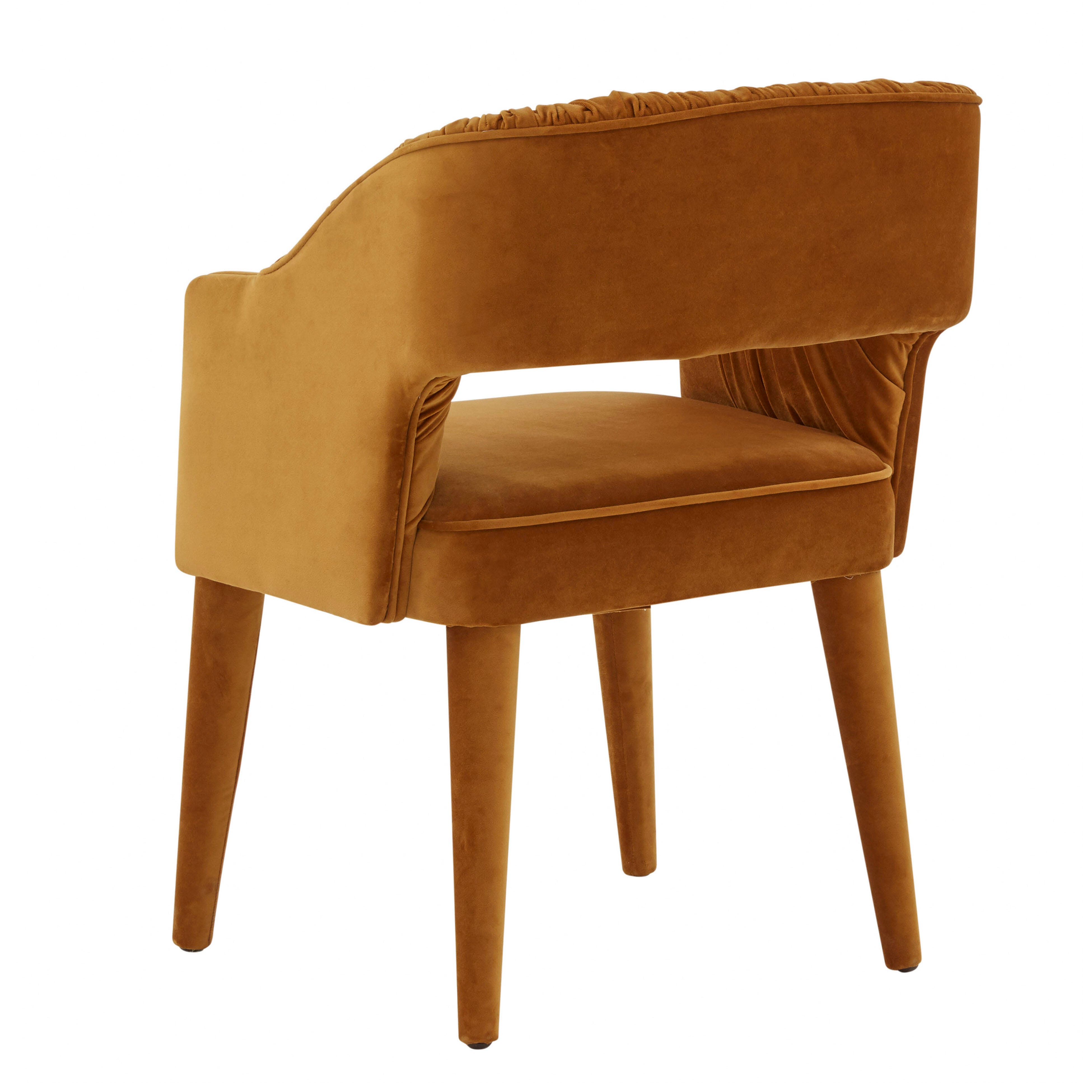 TOV Furniture Zora Dining Chair, Turmeric, large
