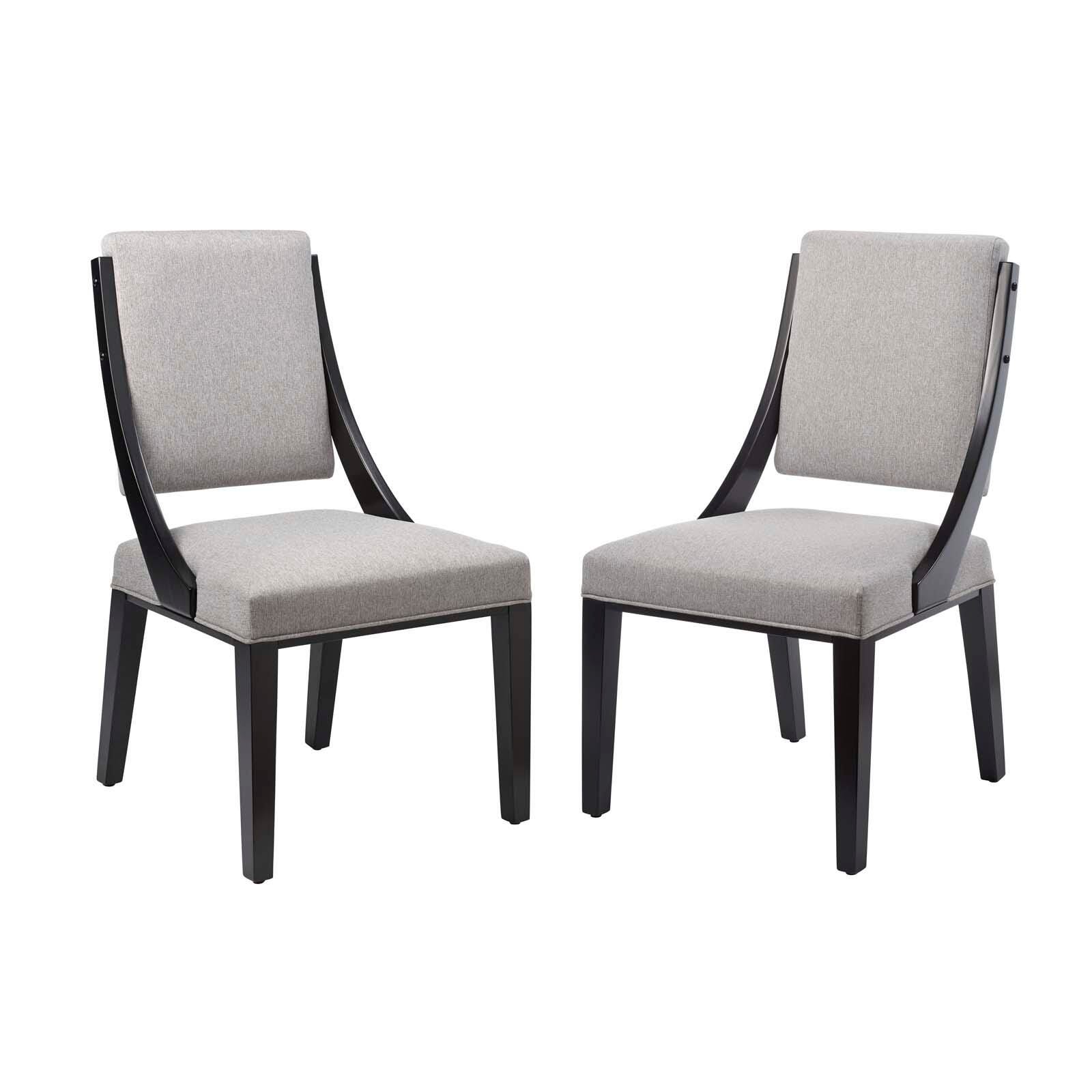 Cambridge Dining Chair Set, Light Gray, large