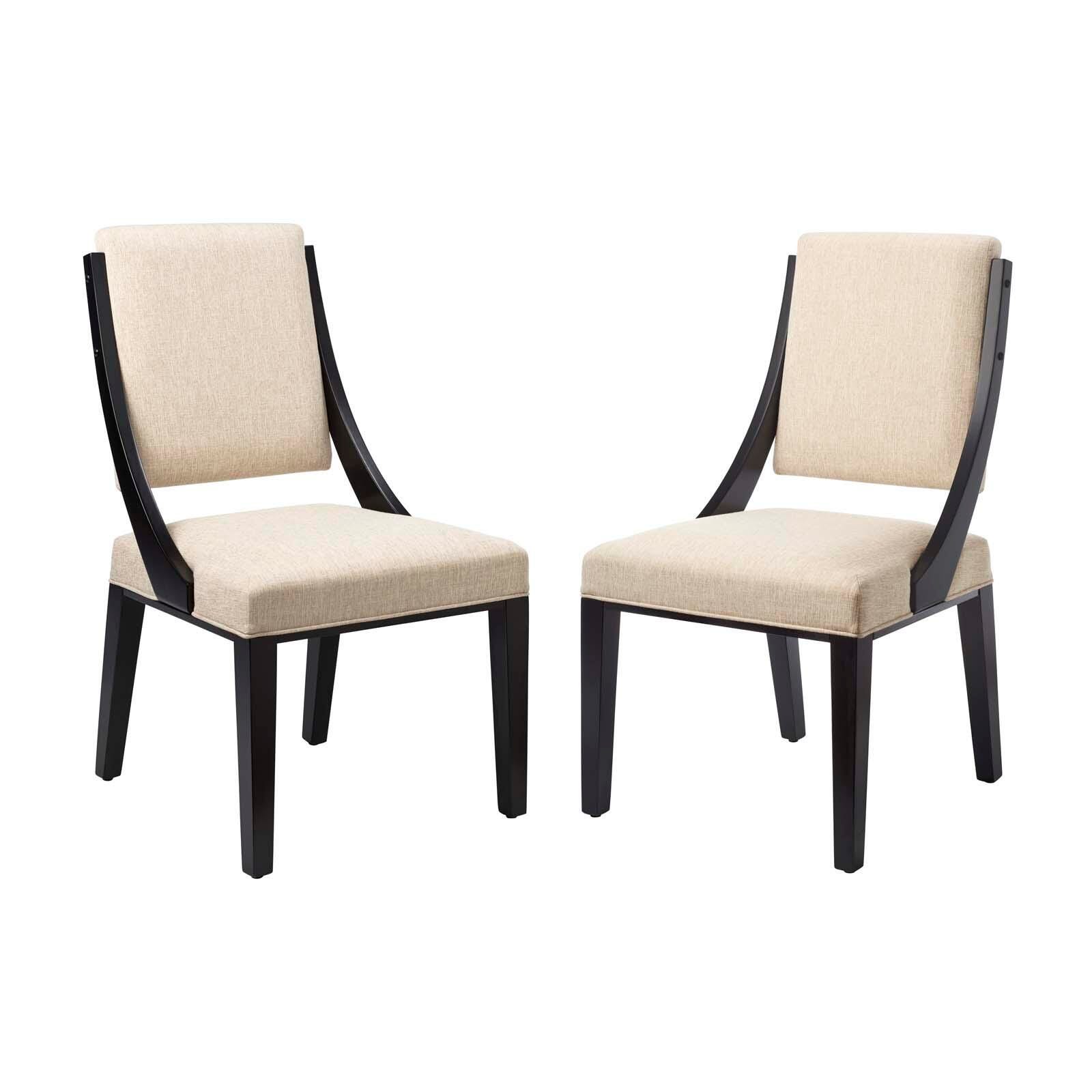 Cambridge Dining Chair Set, Beige, large