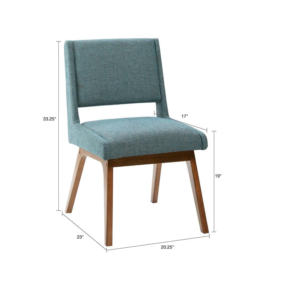Boomerang Dining Chair Set, Blue, large