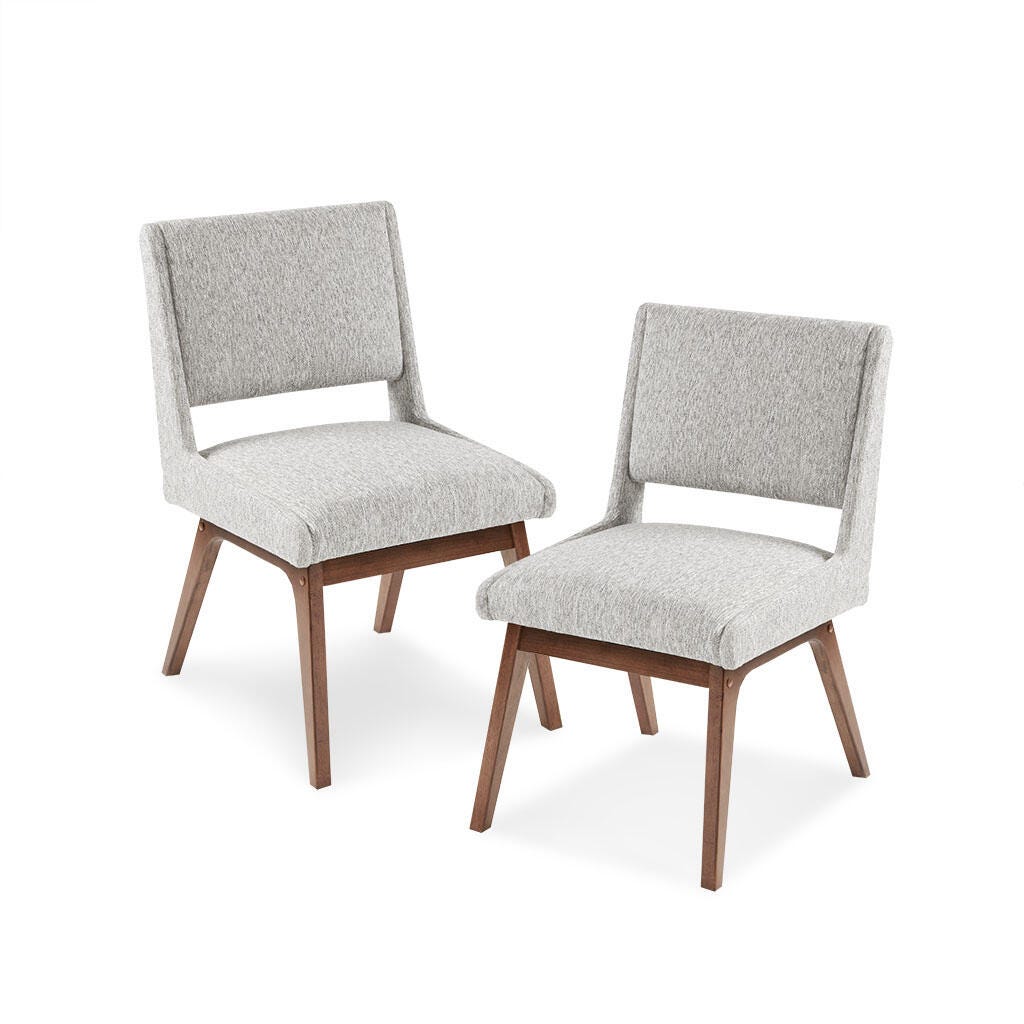Boomerang Dining Chair Set, Light Gray, large