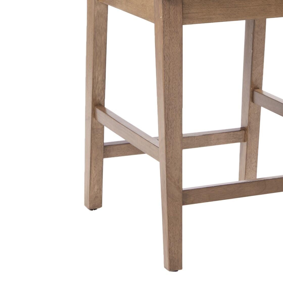 Crackle Counter Stool, Light Gray, large