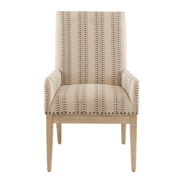Rika High Back Dining Armchairs (Set of 2), Natural