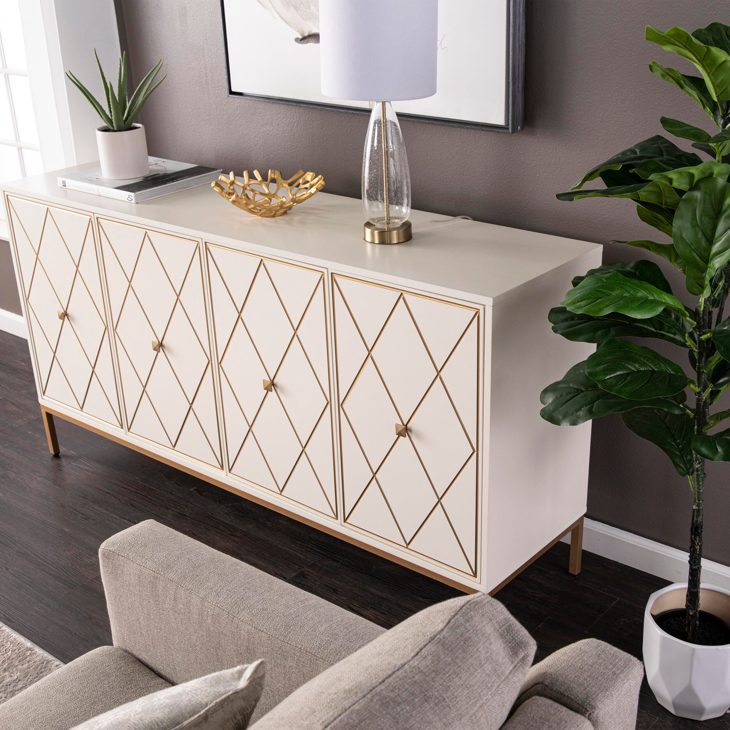 SEI Furniture Avalos Sideboard Cabinet, , large