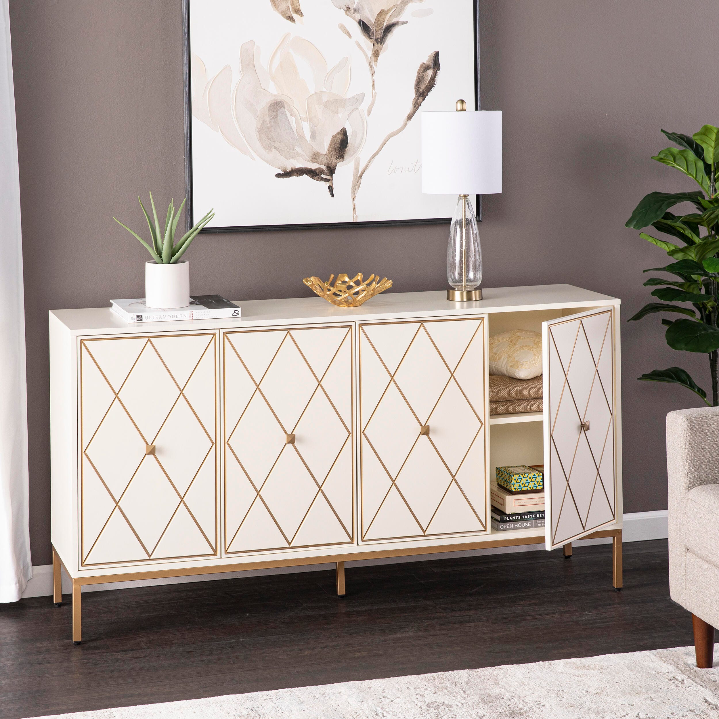 SEI Furniture Avalos Sideboard Cabinet, , large