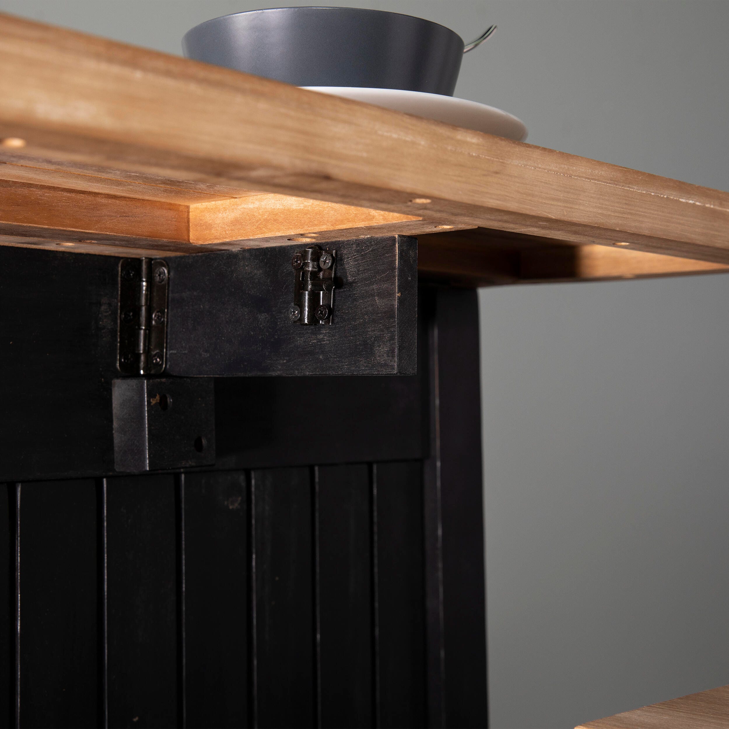 SEI Furniture Sabanti Expandable Freestanding Kitchen Island, , large