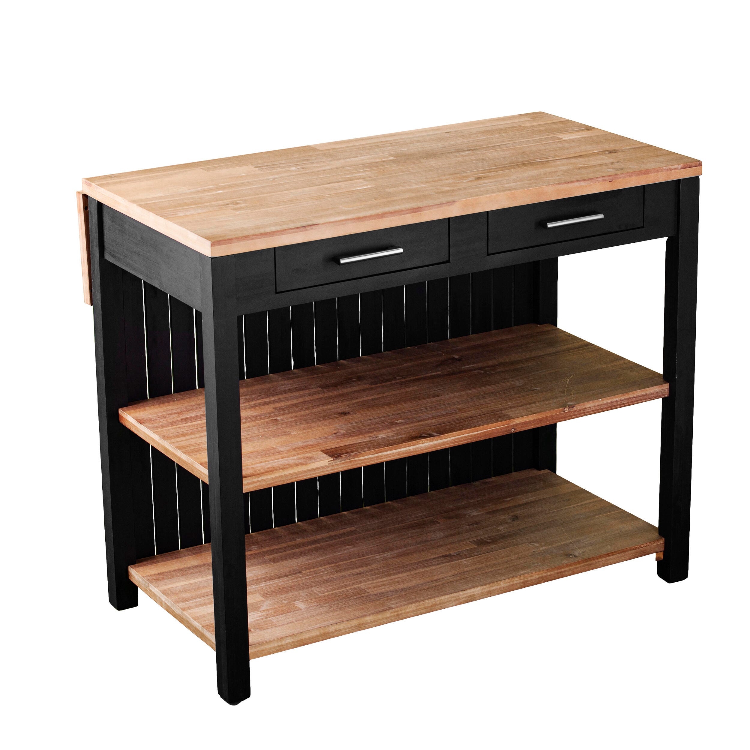 SEI Furniture Sabanti Expandable Freestanding Kitchen Island, , large