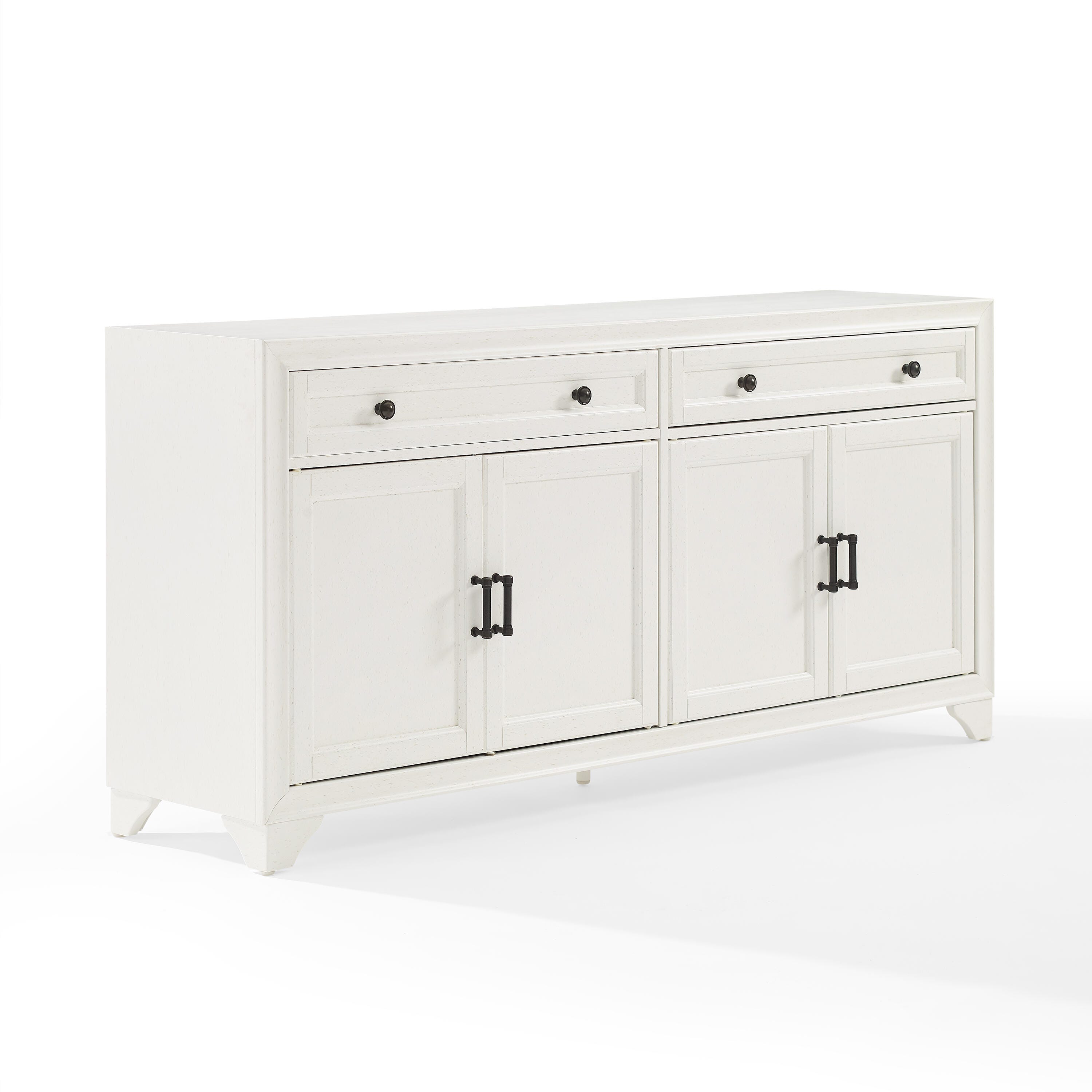 Tara Sideboard, Distressed White, large