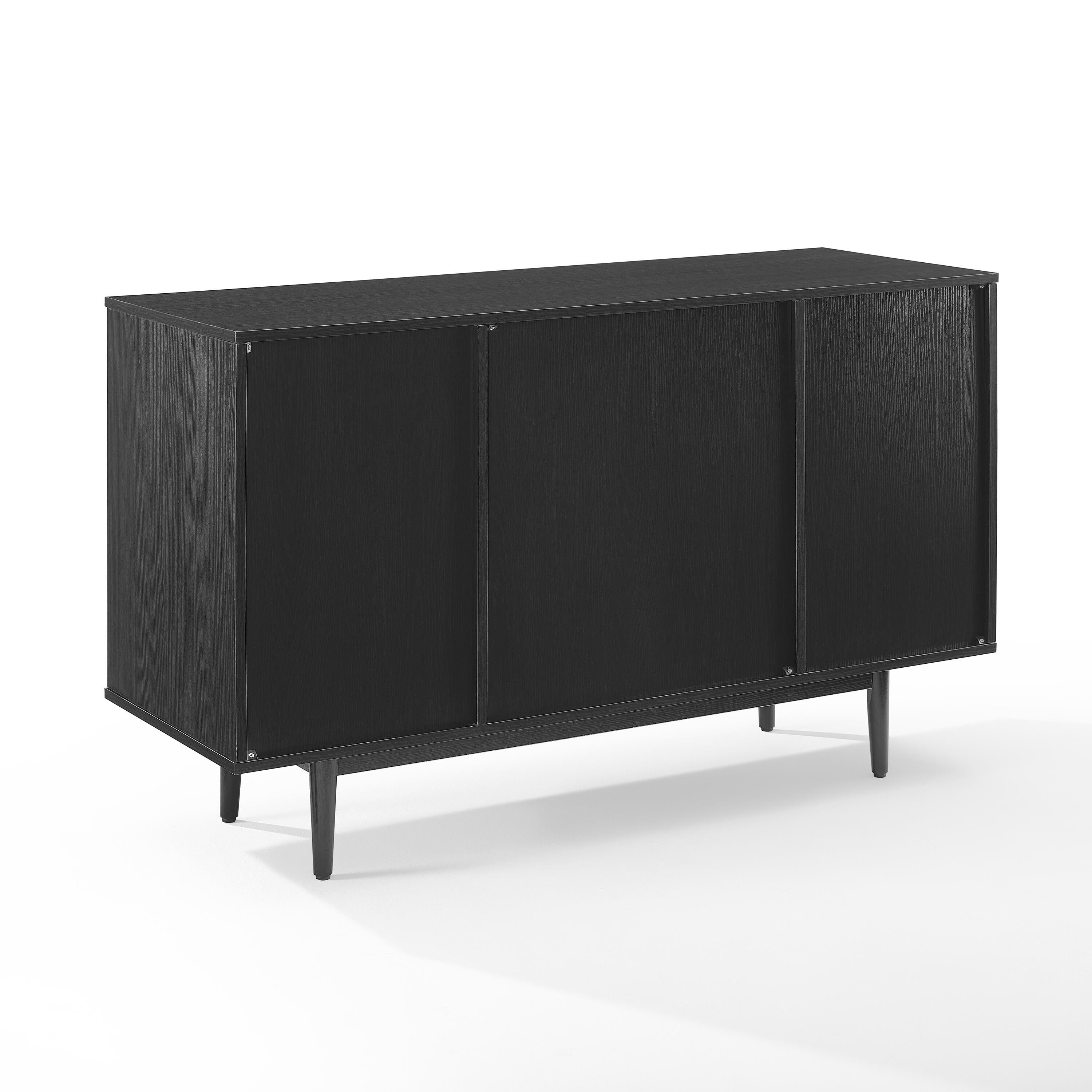 Liam Wine Storage Sideboard, Black, large