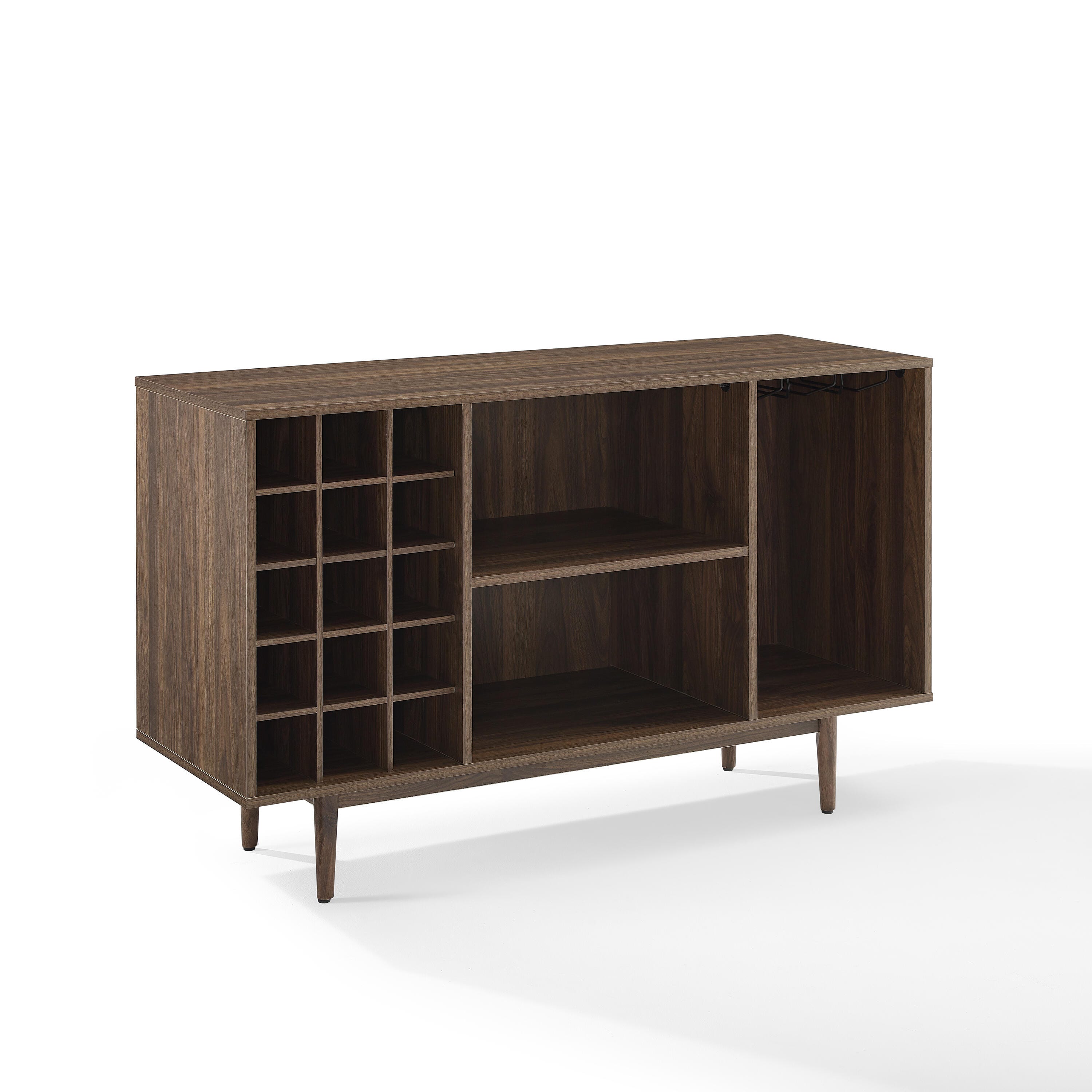 Liam Wine Storage Sideboard, Walnut, large