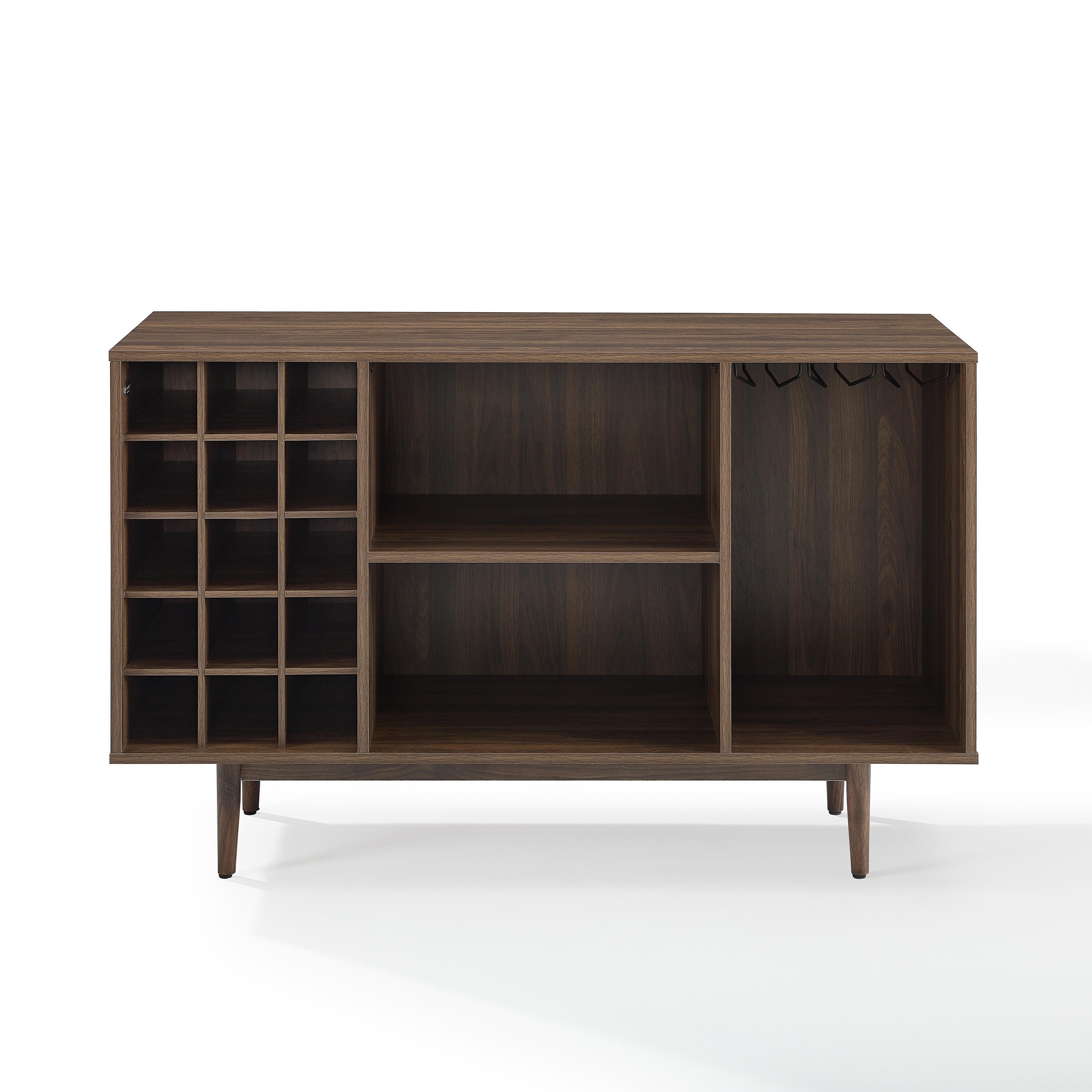 Liam Wine Storage Sideboard, Walnut, large