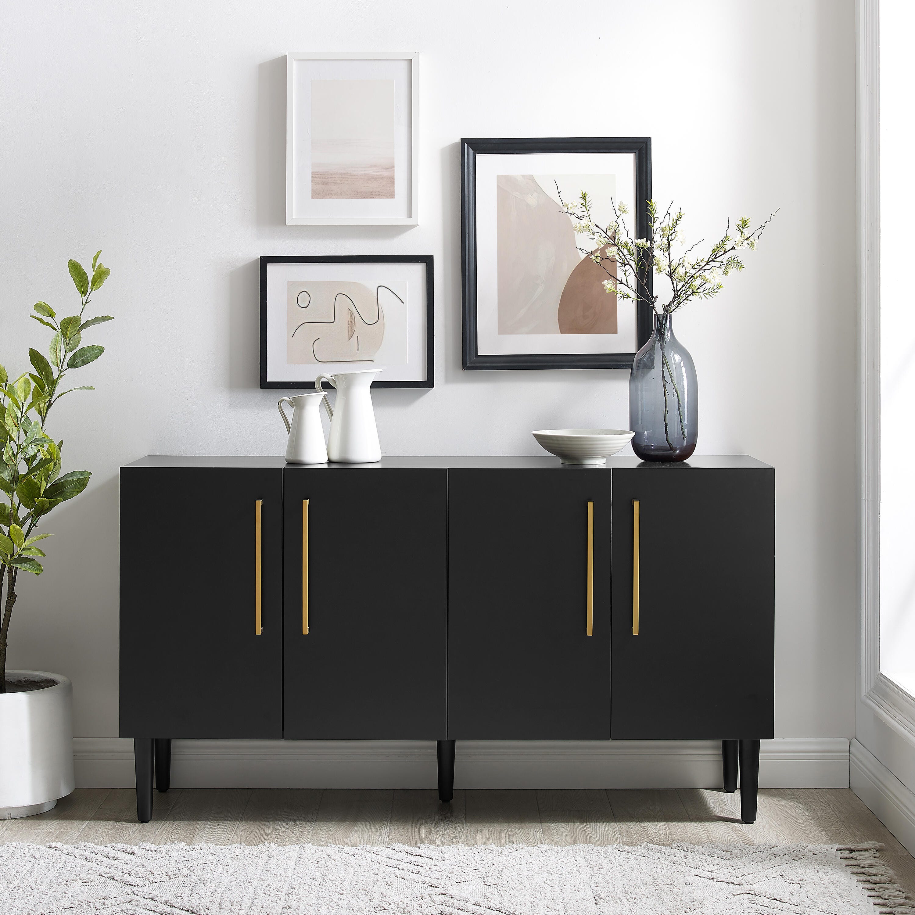 Crosley Furniture Everett Sideboard, , large