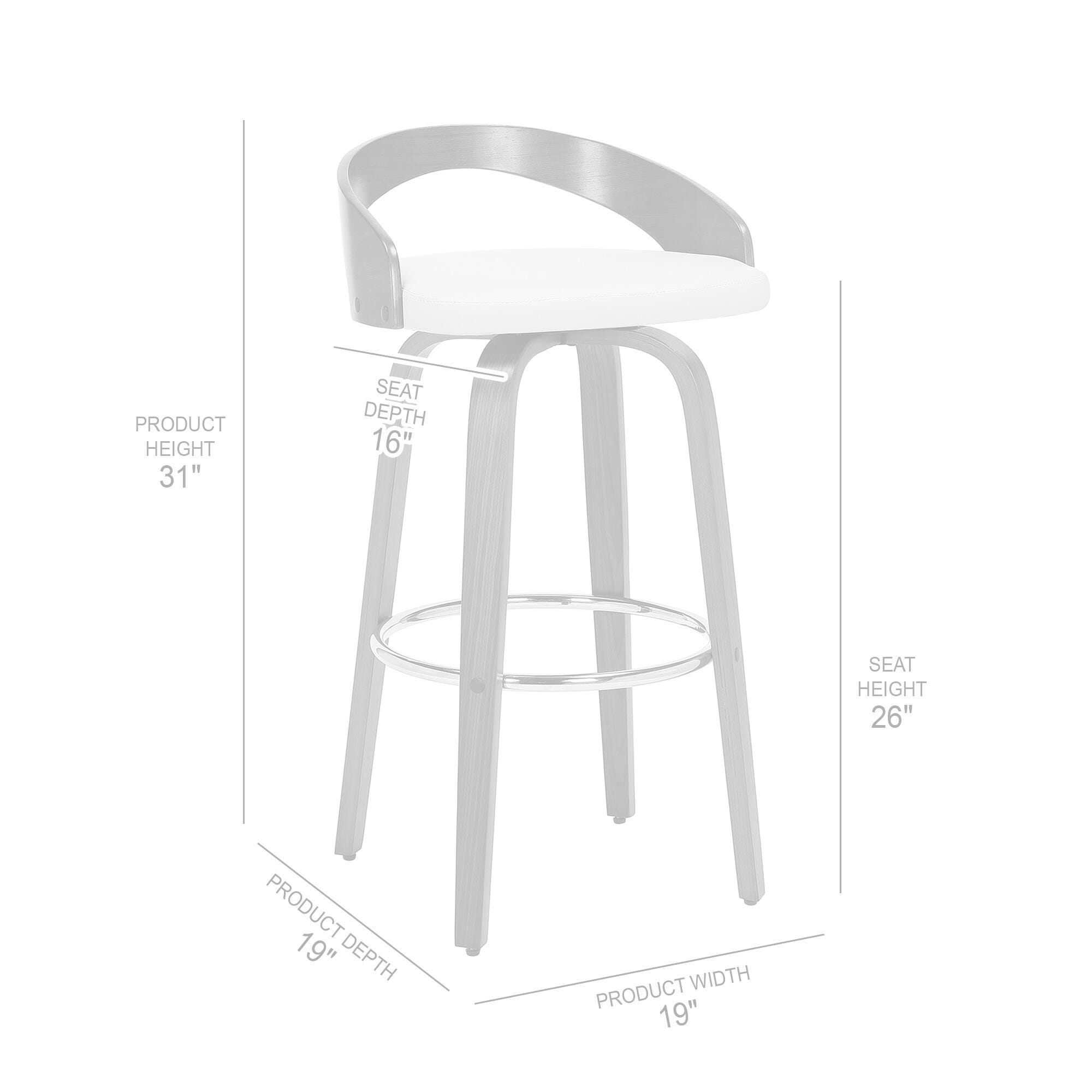 Sonia Counter Stool, Cream, large
