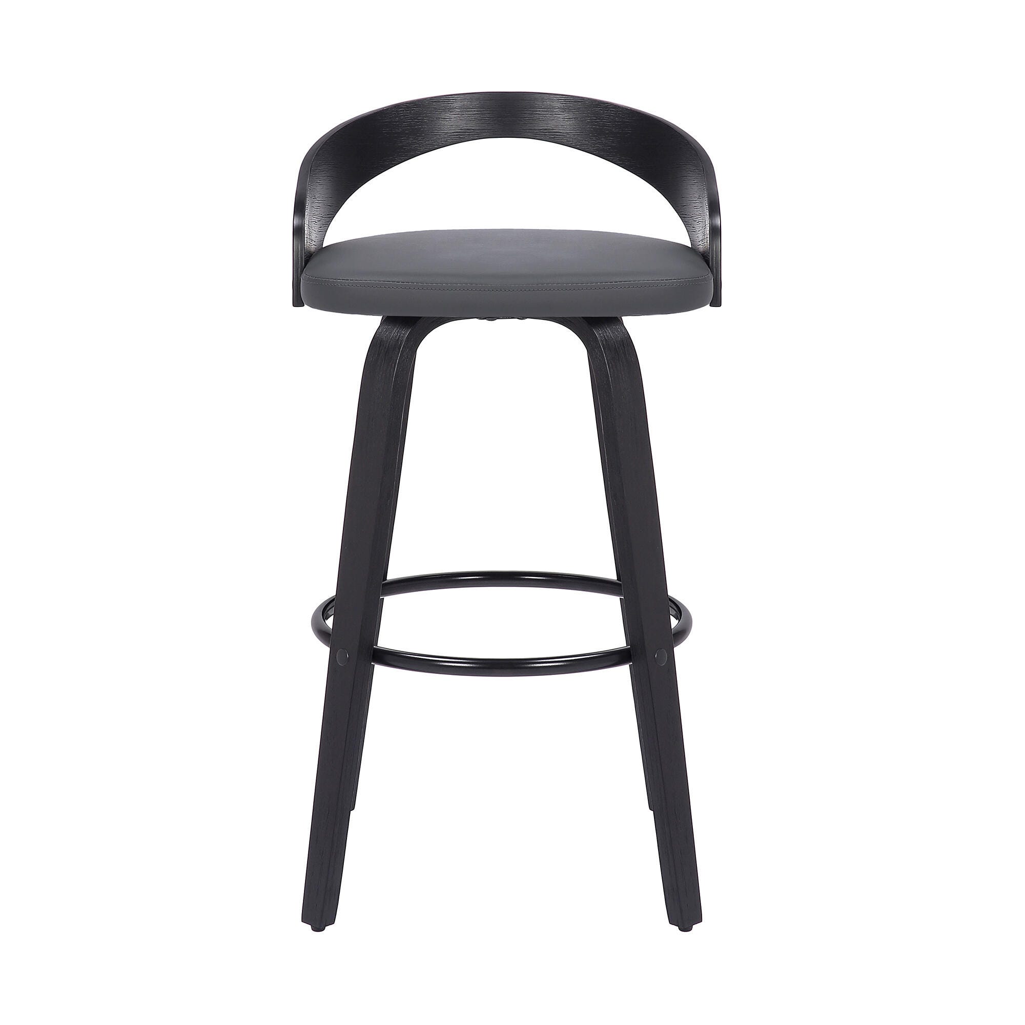 Sonia Counter Stool, Gray/Black, large