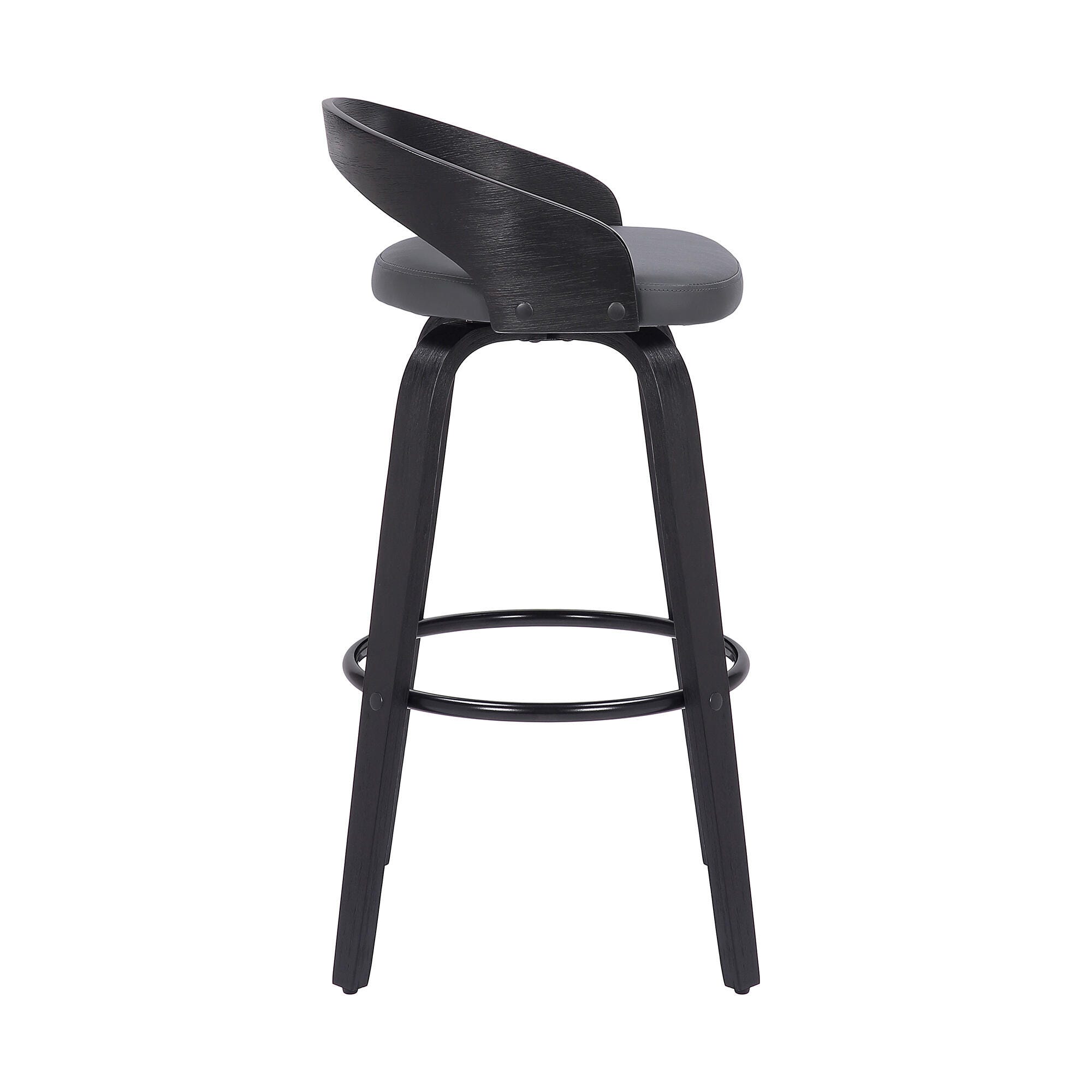 Sonia Counter Stool, Gray/Black, large