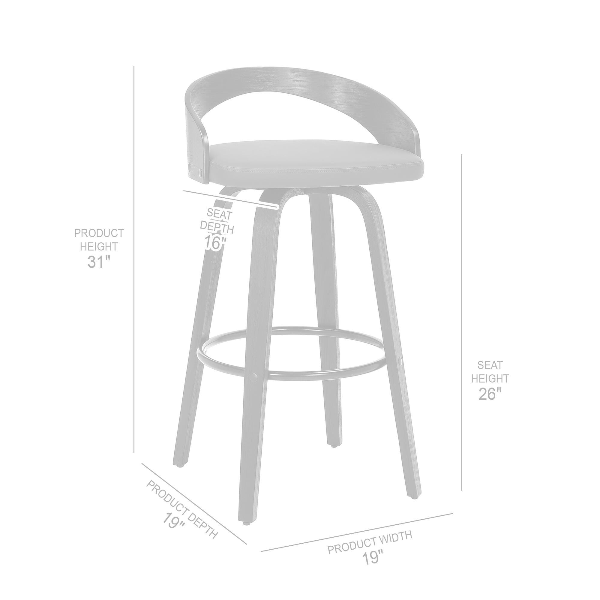 Sonia Counter Stool, Gray/Black, large