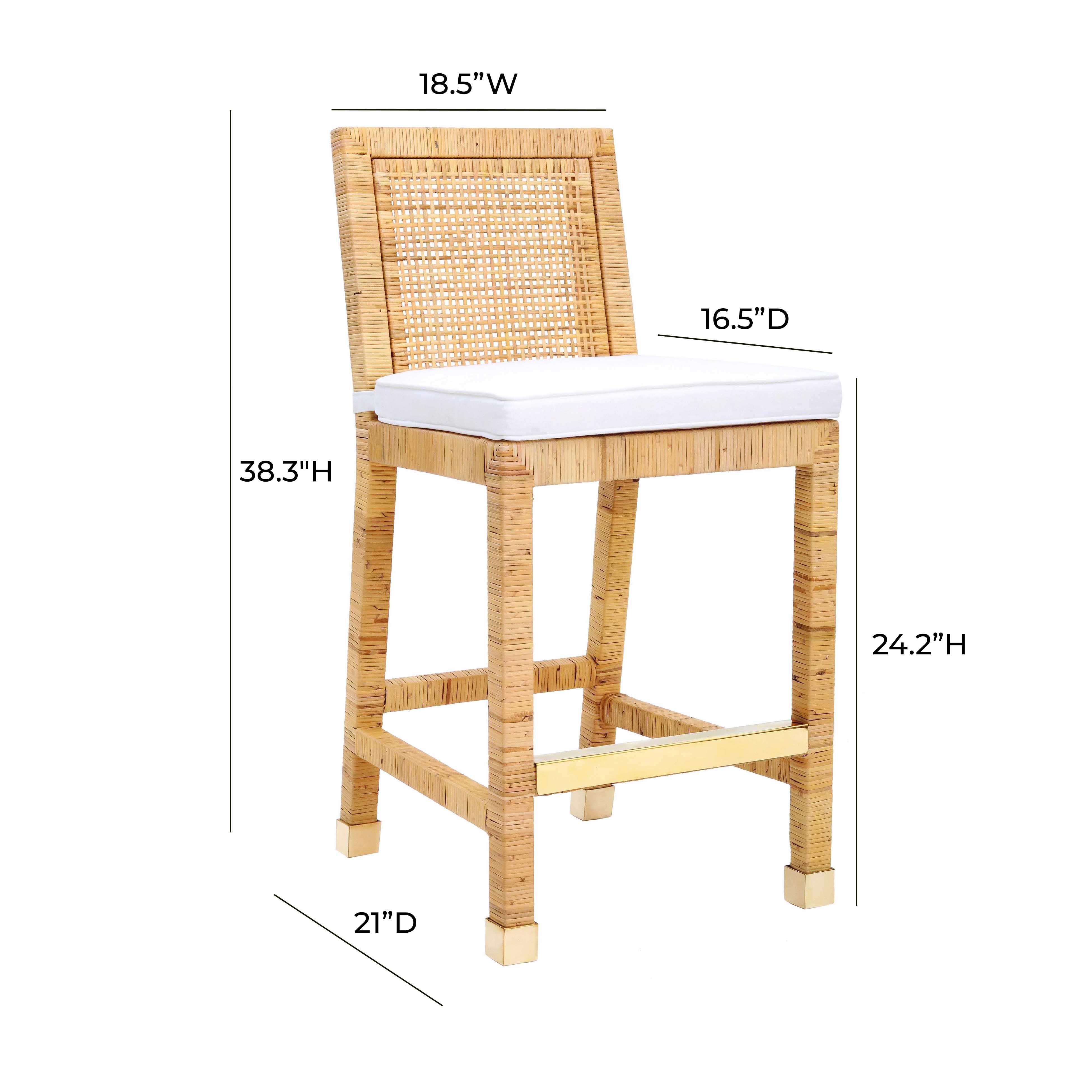 Amara Counter Stool, Natural, large