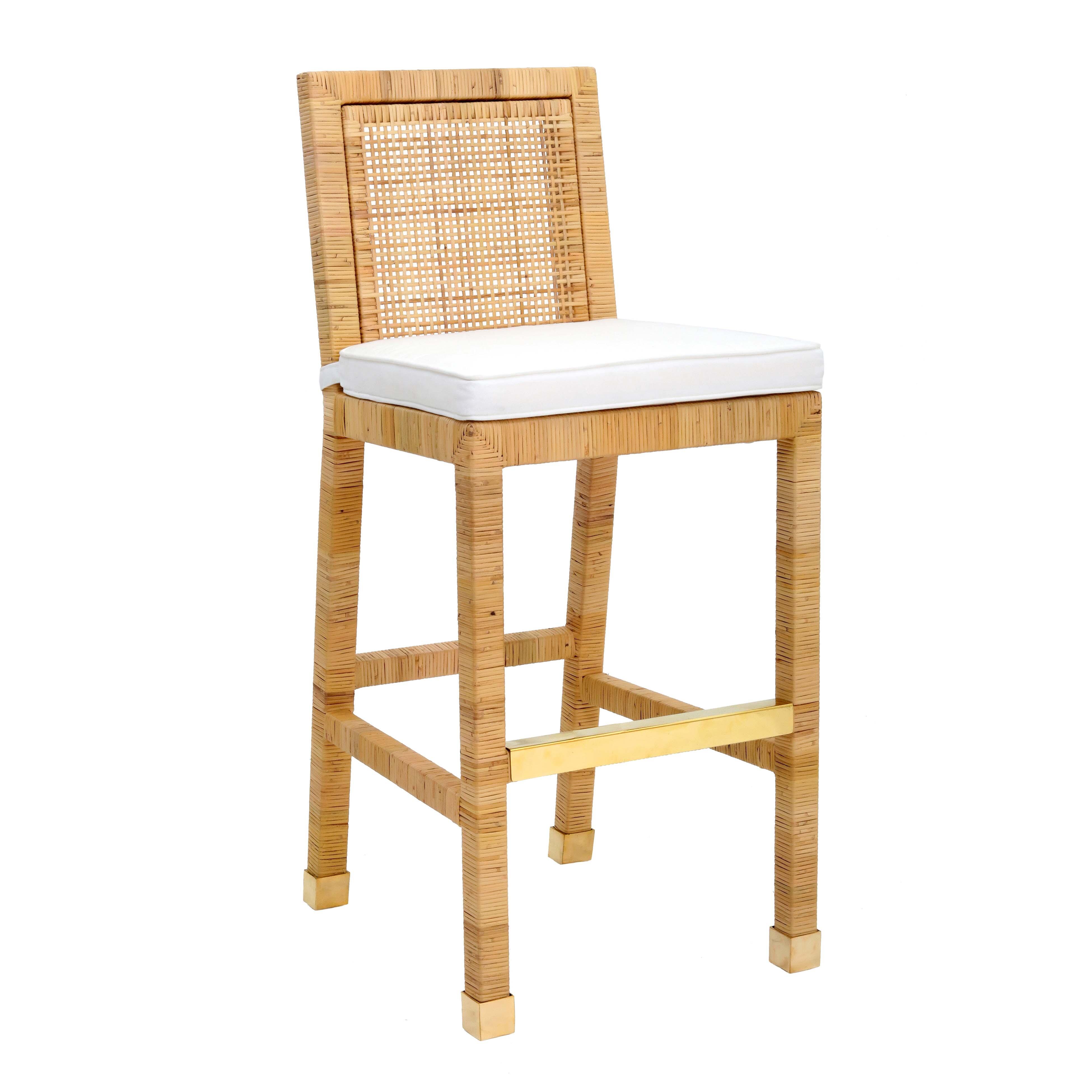 Amara Bar Stool, Natural, large