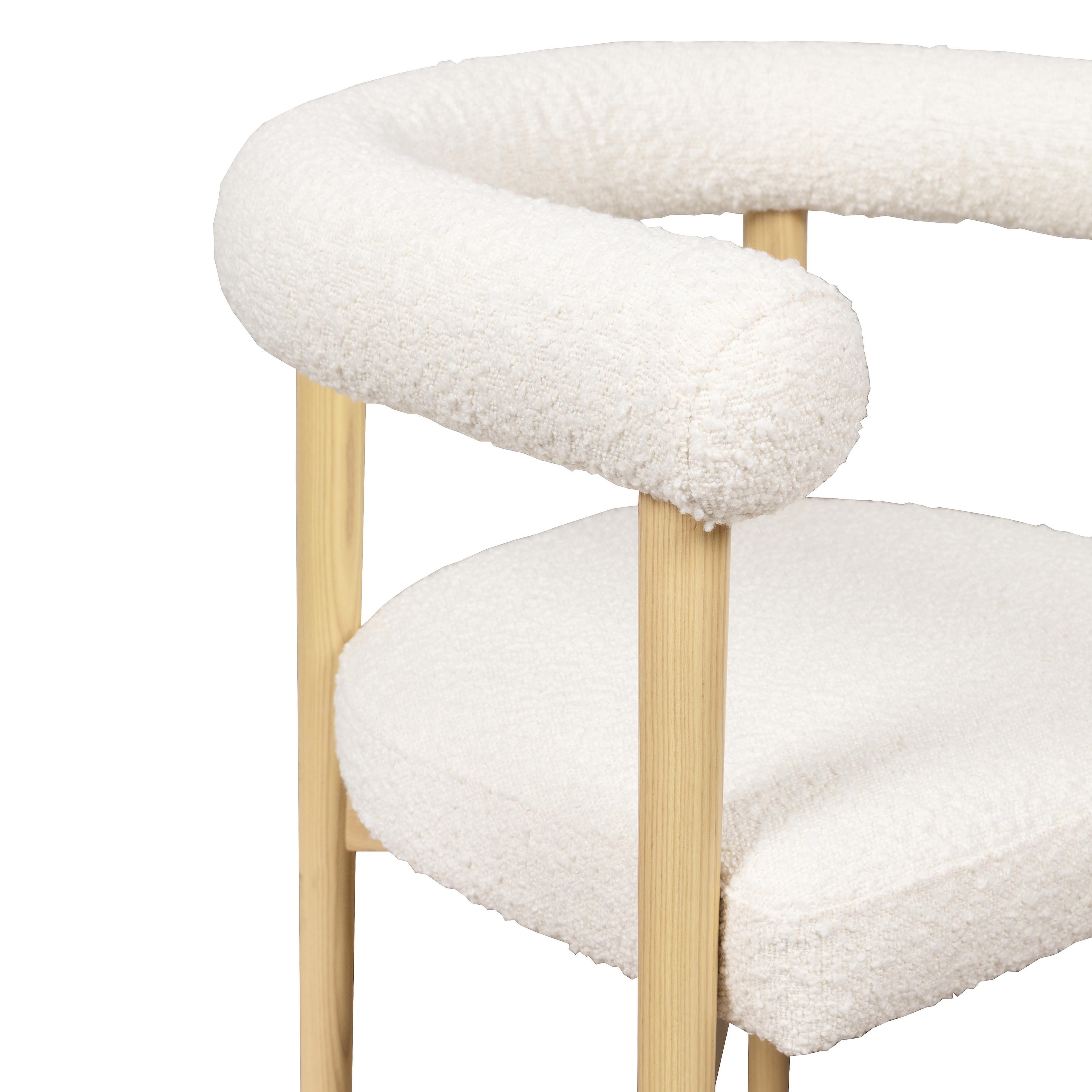 TOV Furniture Spara Spara Dining Chair, Cream, large