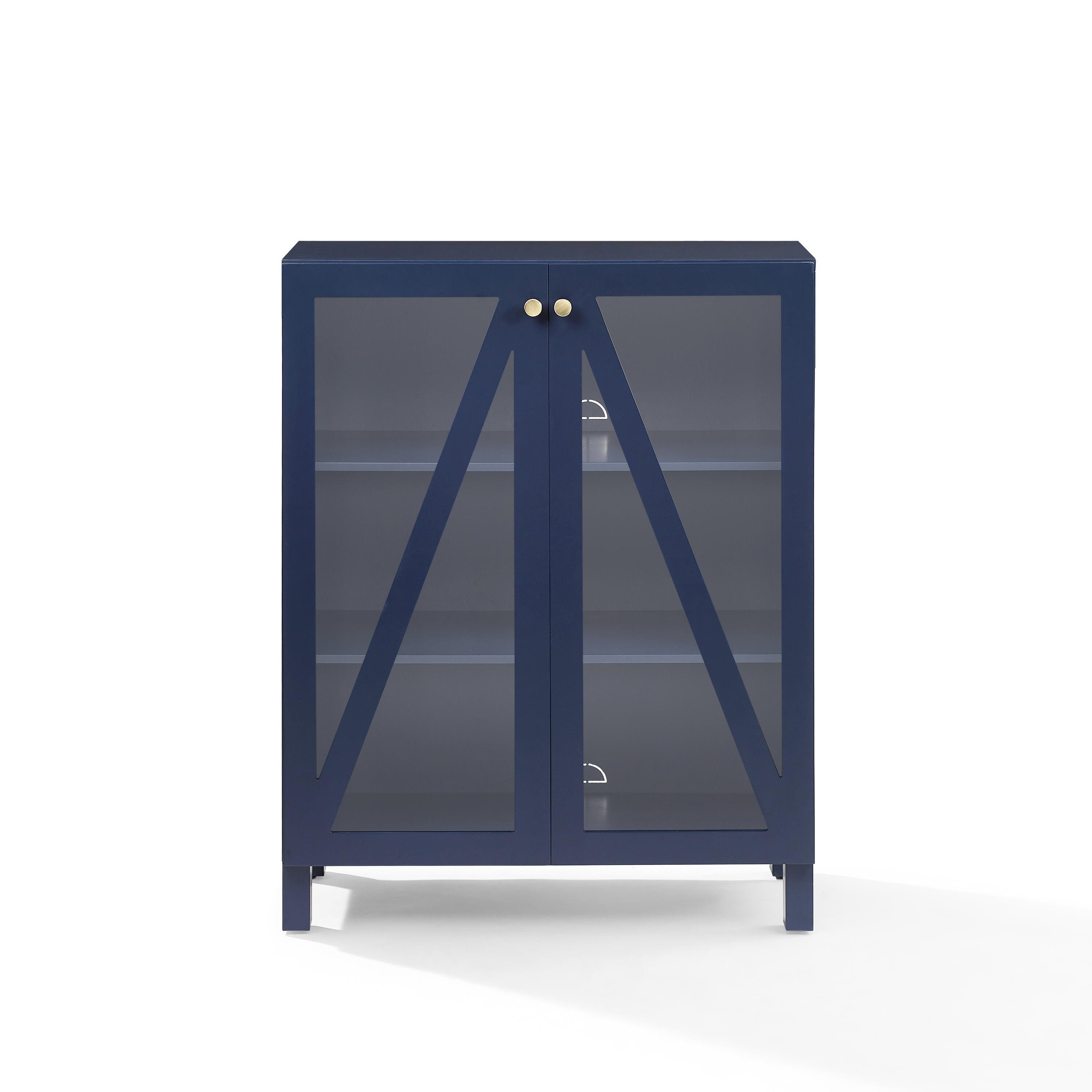 Cassai Stackable Storage Pantry, Navy, large