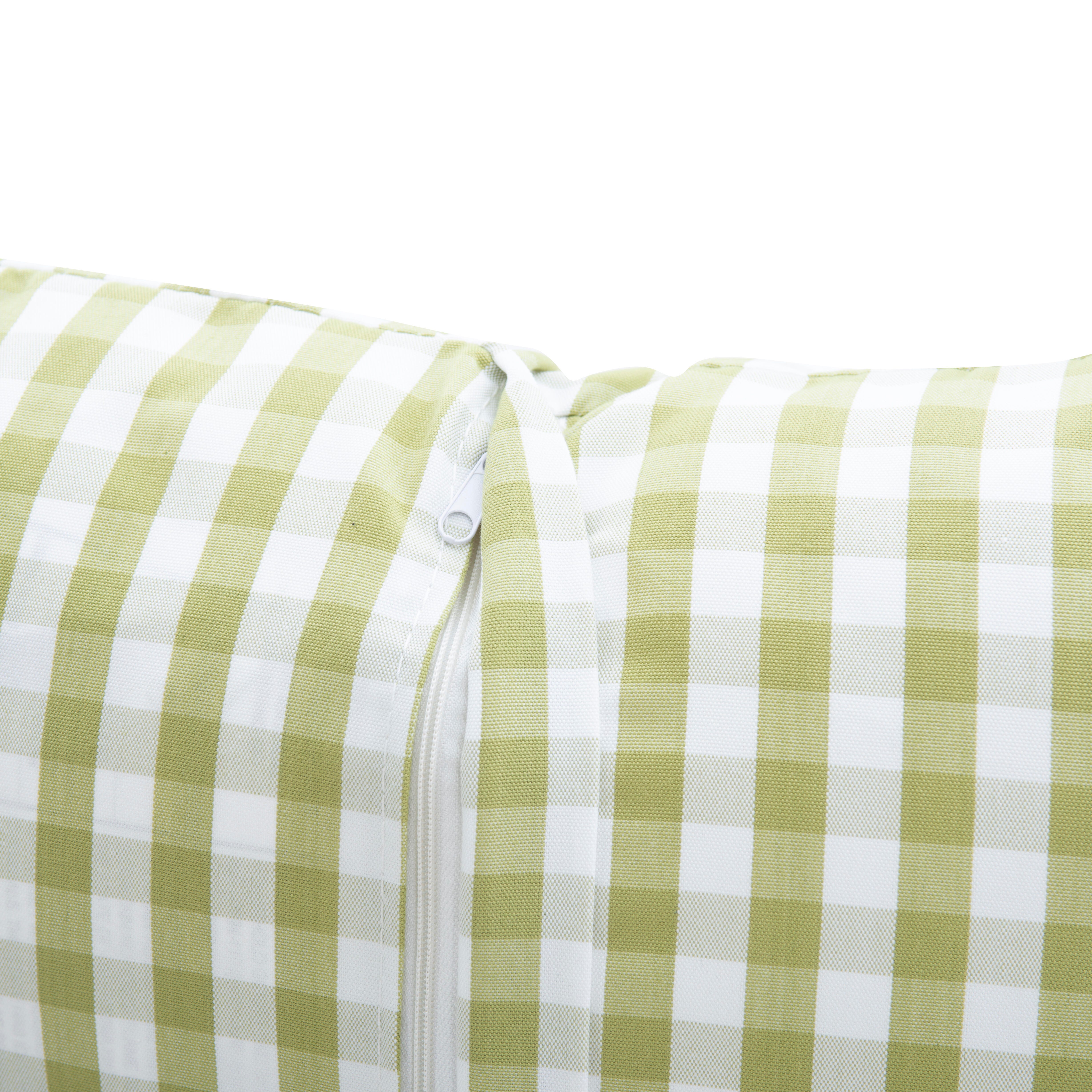 Linon Landin Nook Five Piece Cushion Set, Green, large