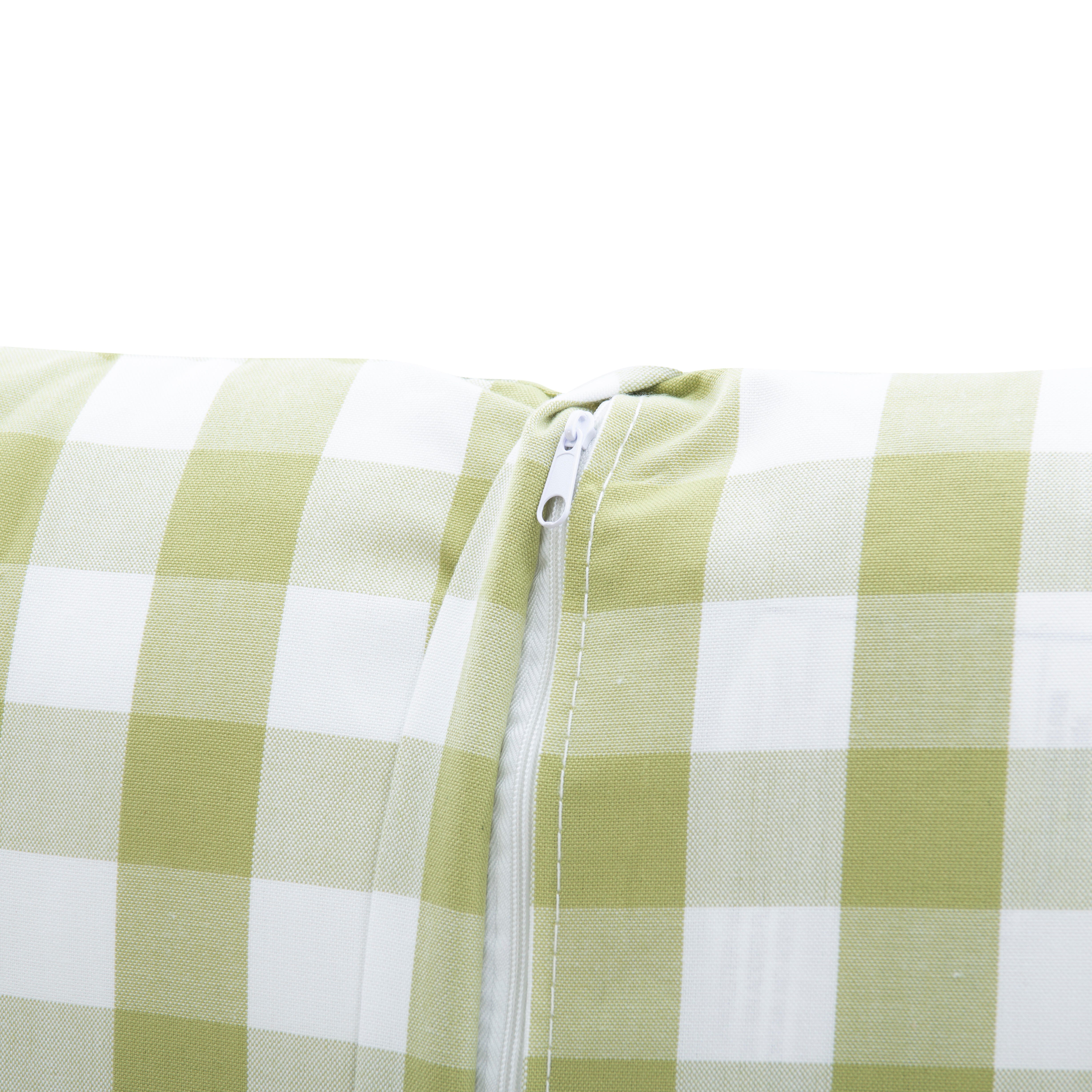 Linon Landin Nook Five Piece Cushion Set, Green, large