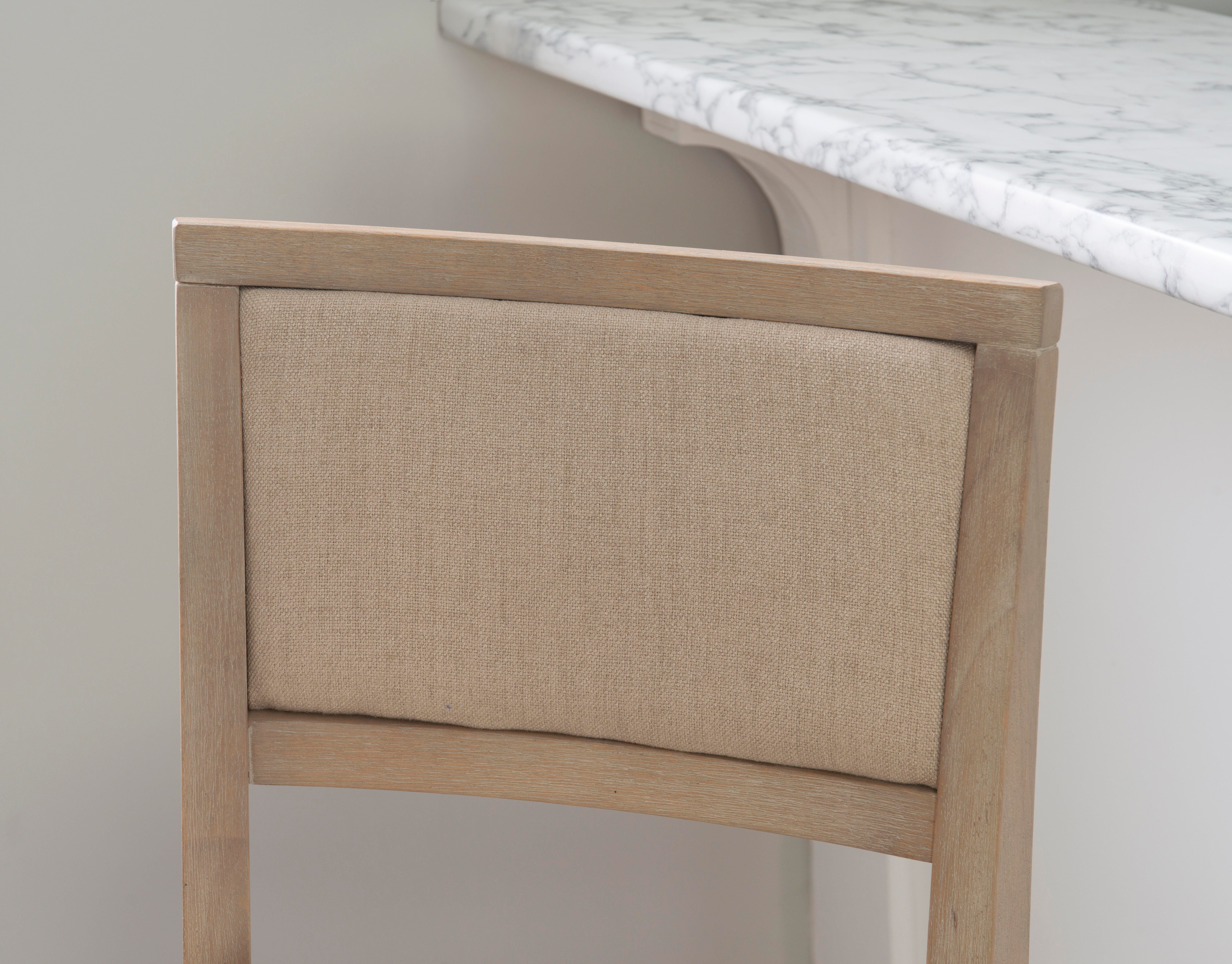 Linon Keira Pad Back Folding Bar Stool, Gray Wash, large