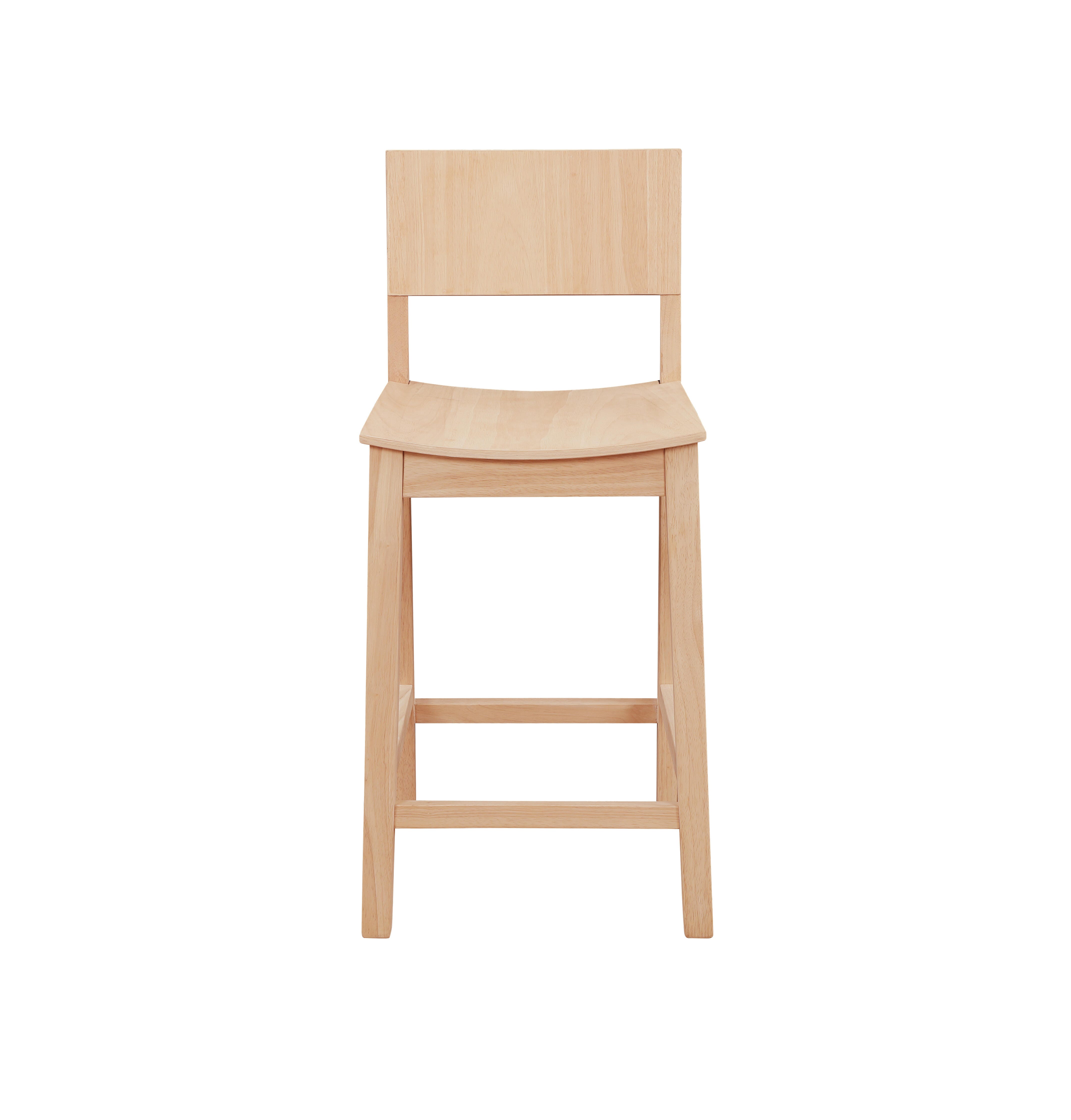 Linon Sera Counter Stool (Set of 2), Unfinished, large