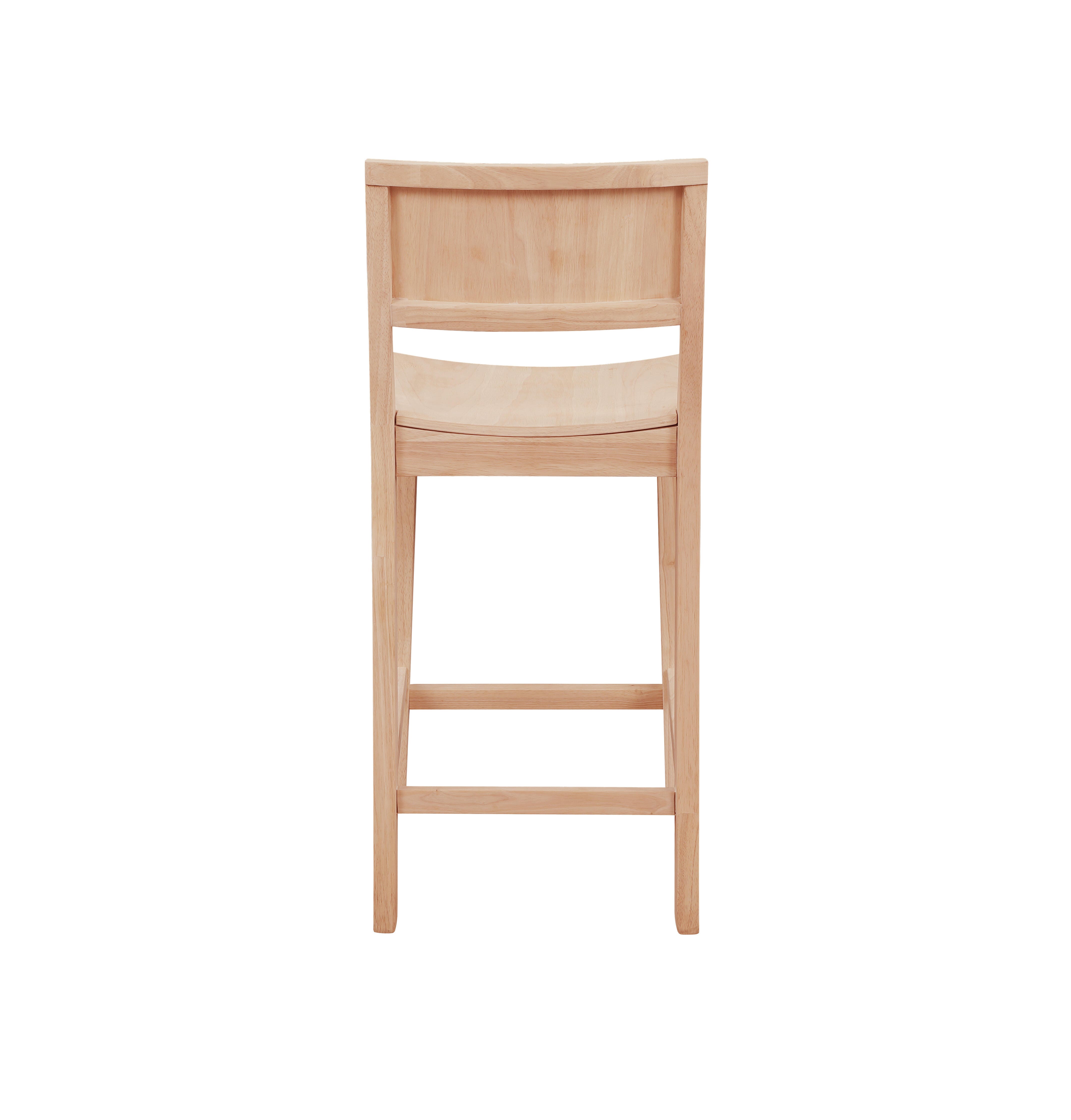 Linon Sera Counter Stool (Set of 2), Unfinished, large