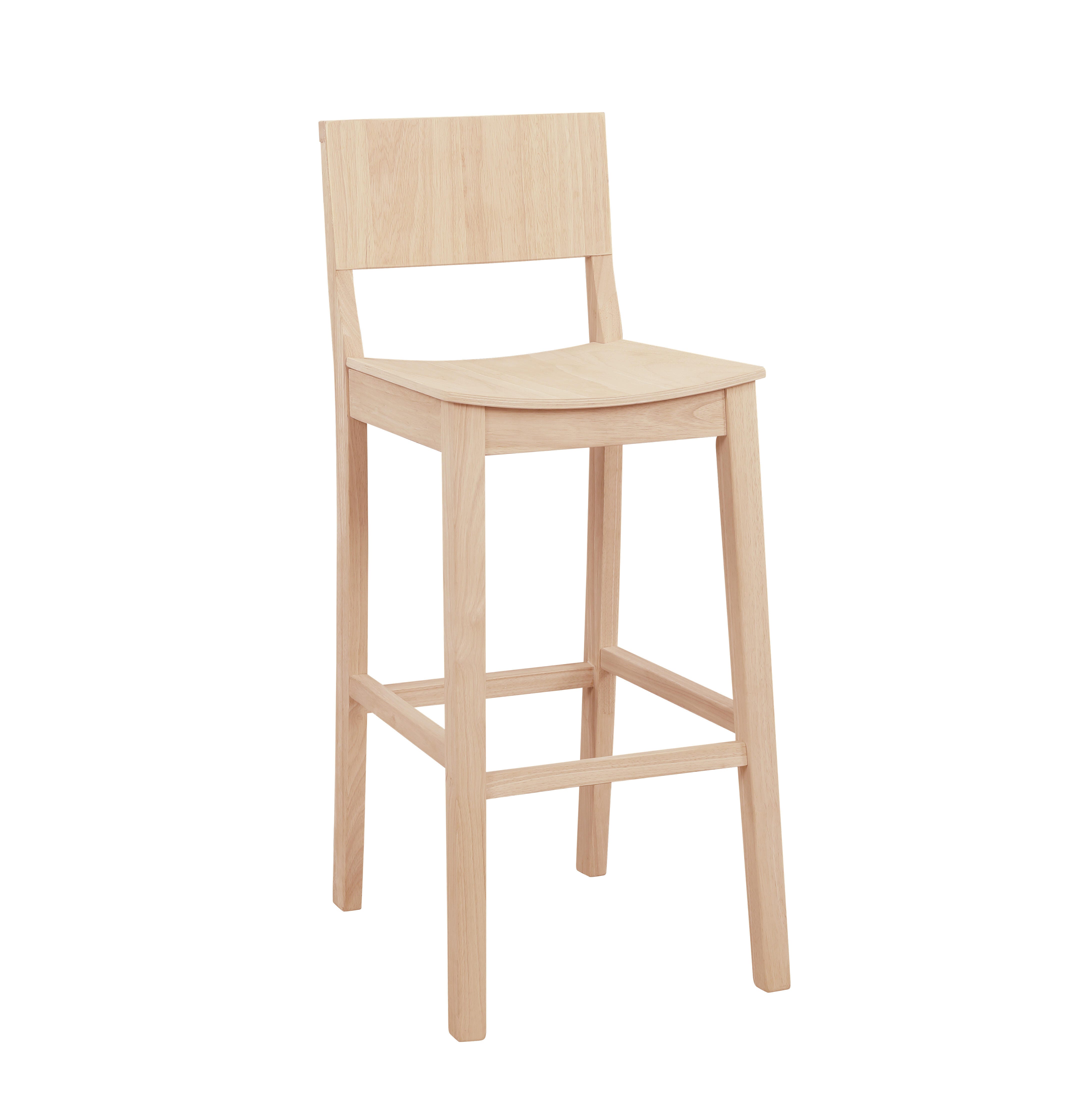 Linon Sera Barstool (Set of 2), Unfinished, large