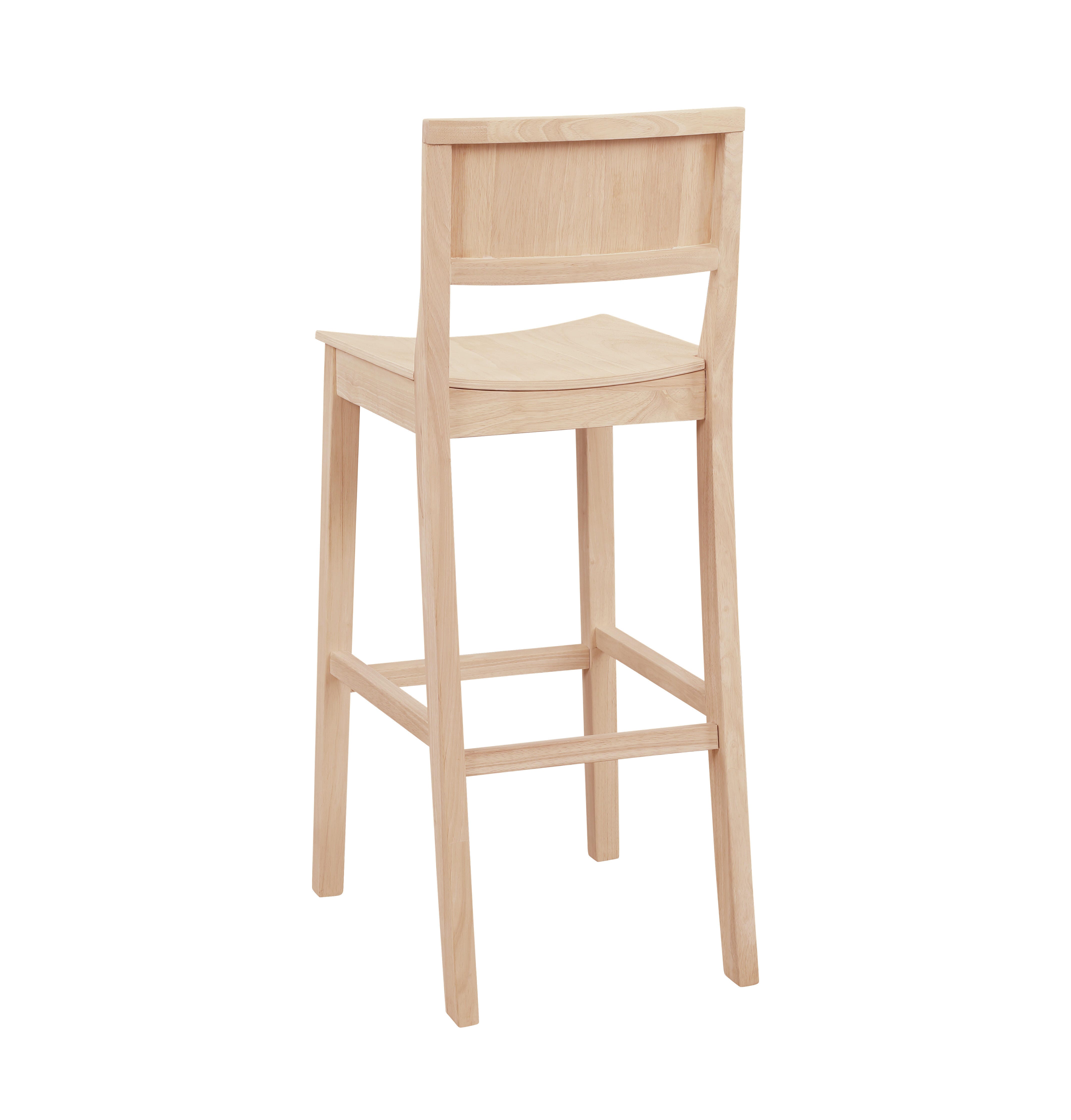 Linon Sera Barstool (Set of 2), Unfinished, large