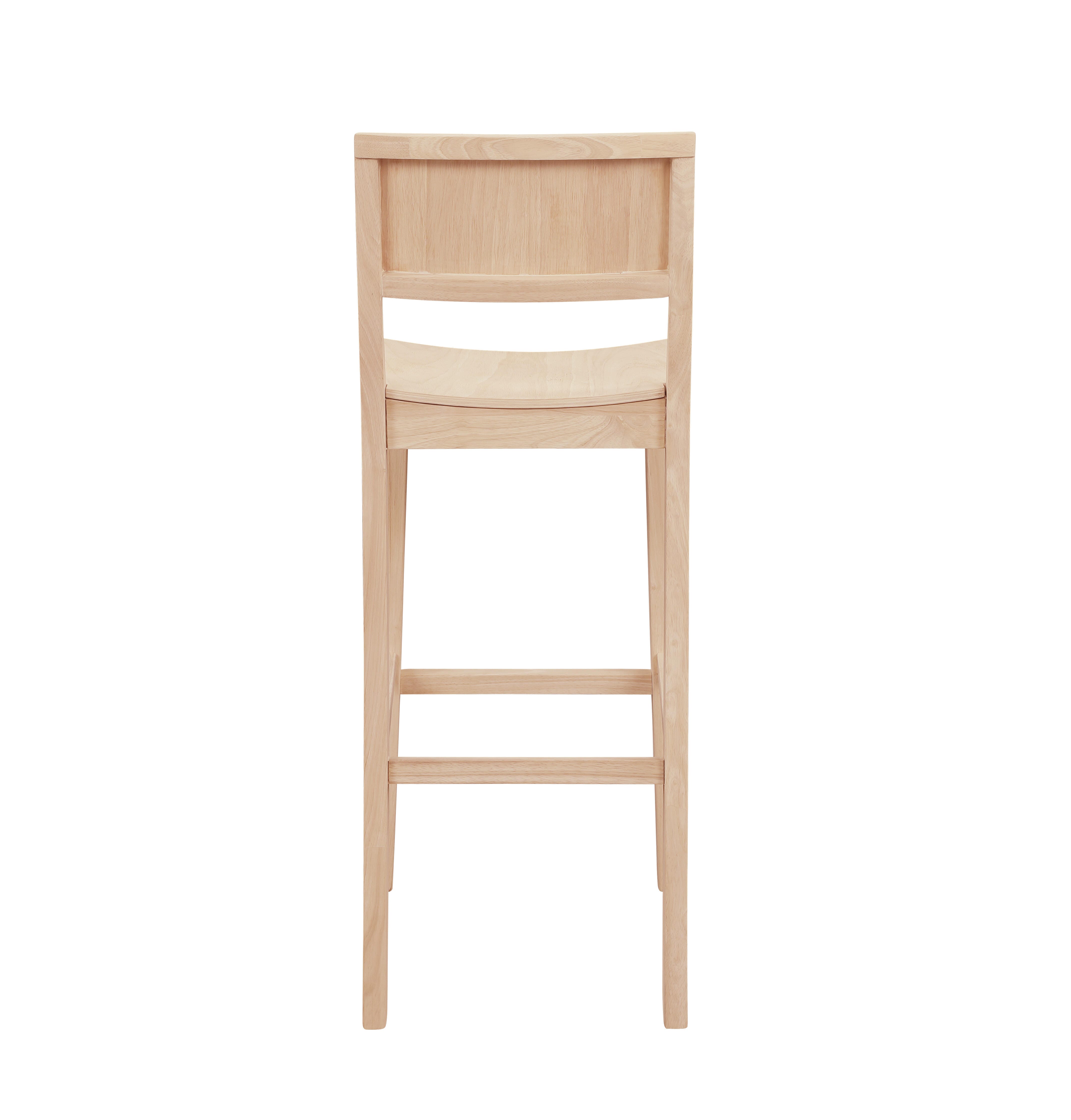 Linon Sera Barstool (Set of 2), Unfinished, large