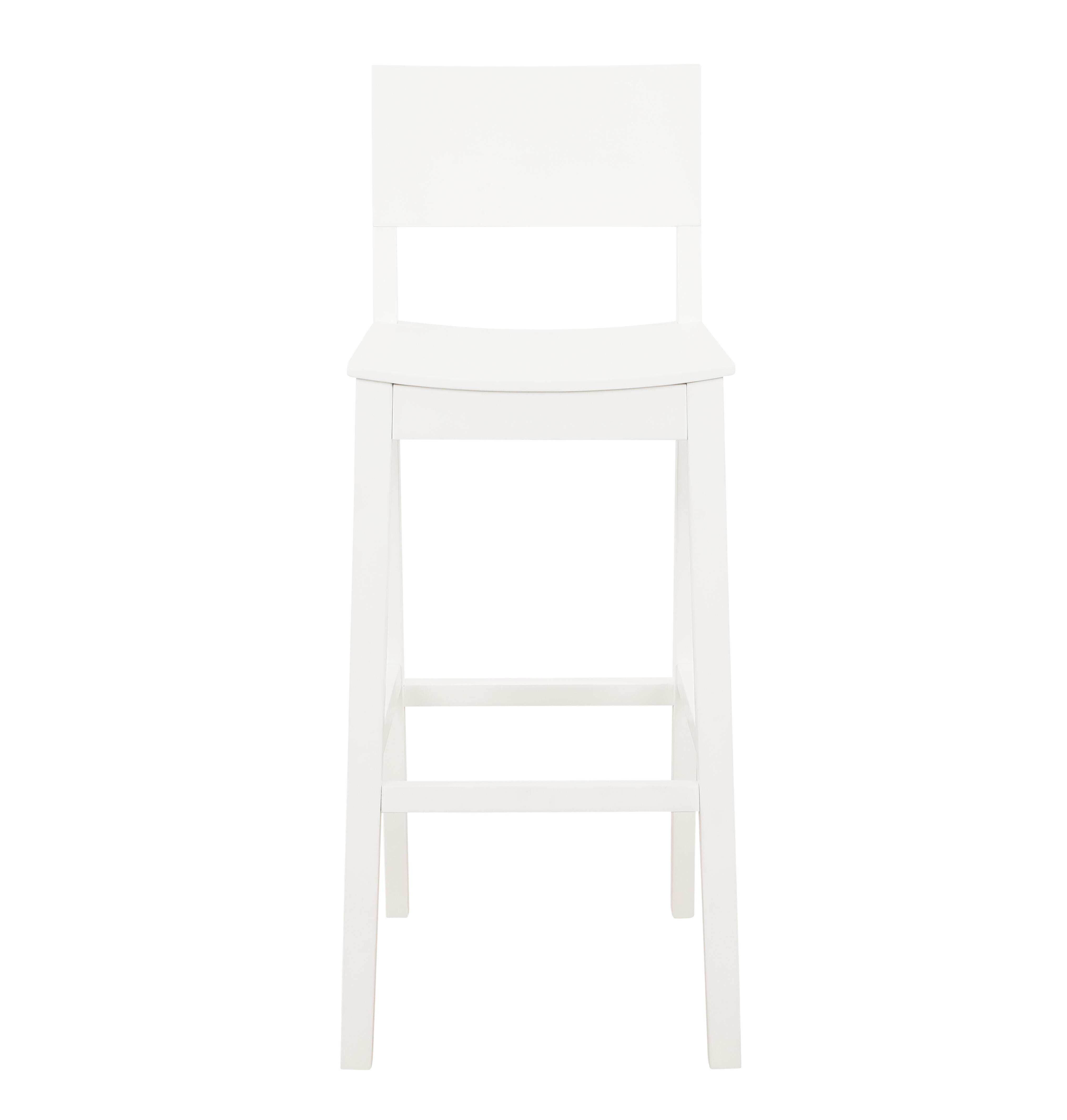 Linon Sera Barstool (Set of 2), White, large