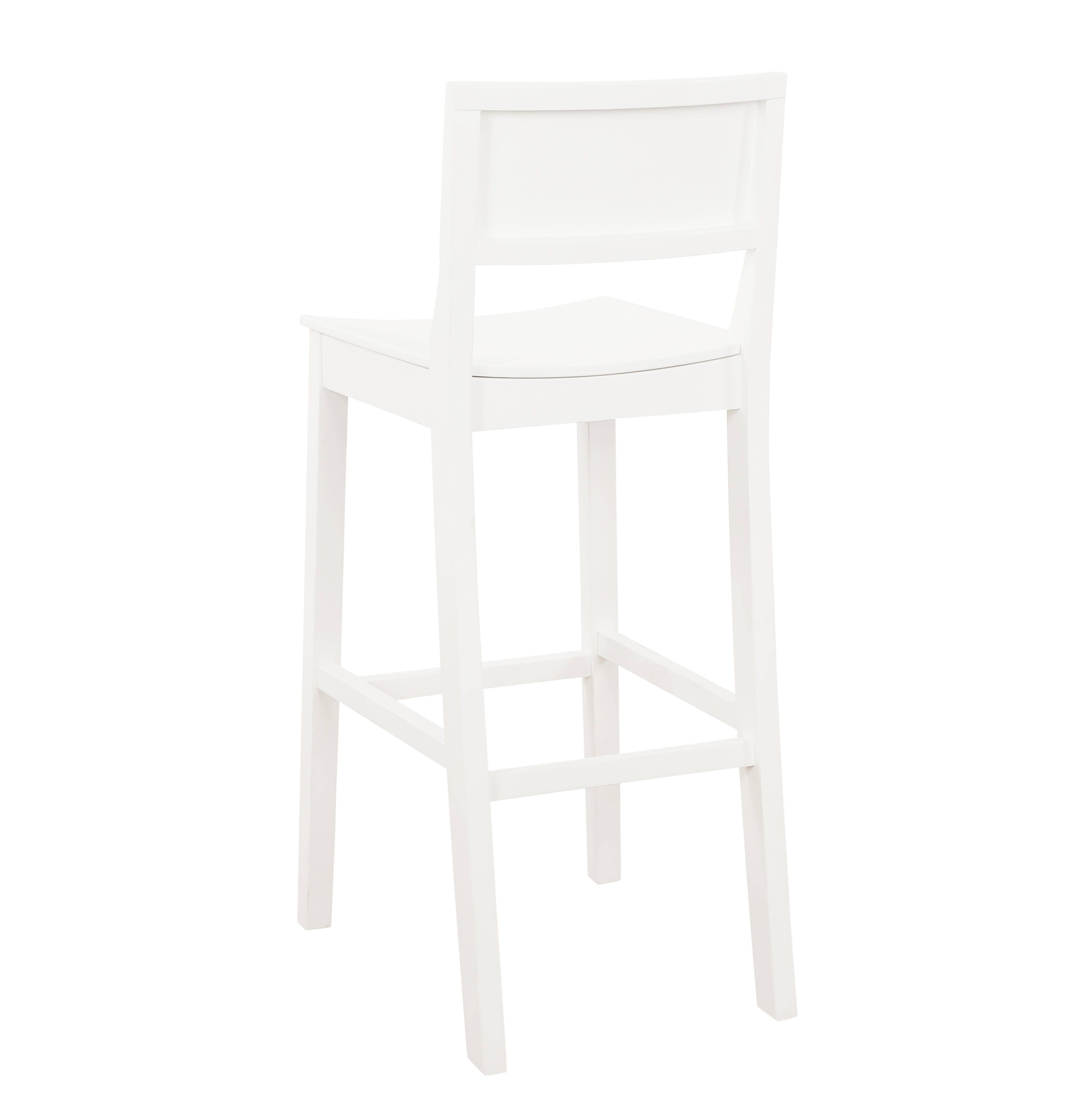 Linon Sera Barstool (Set of 2), White, large