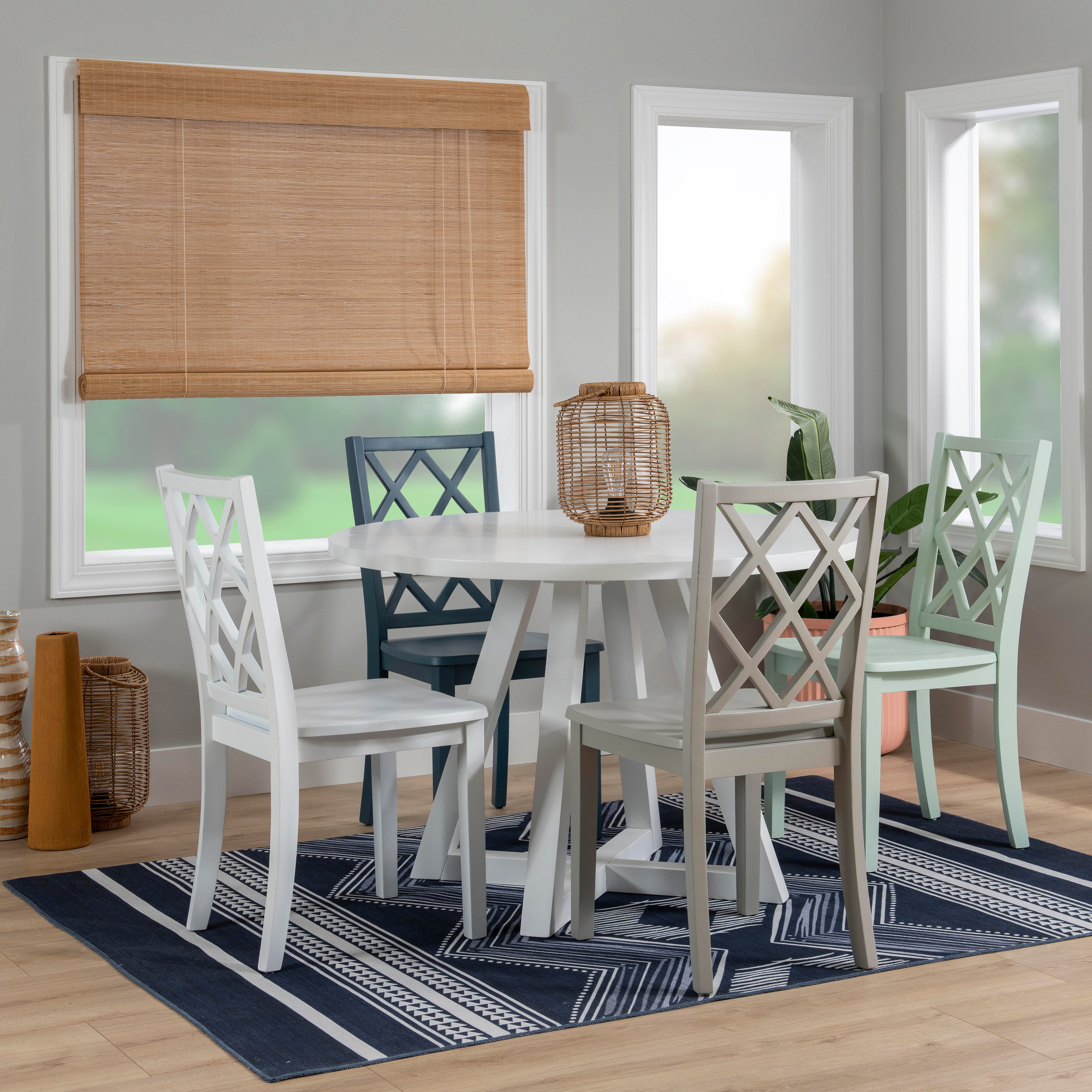 Linon Kolt Round Dining Table, , large
