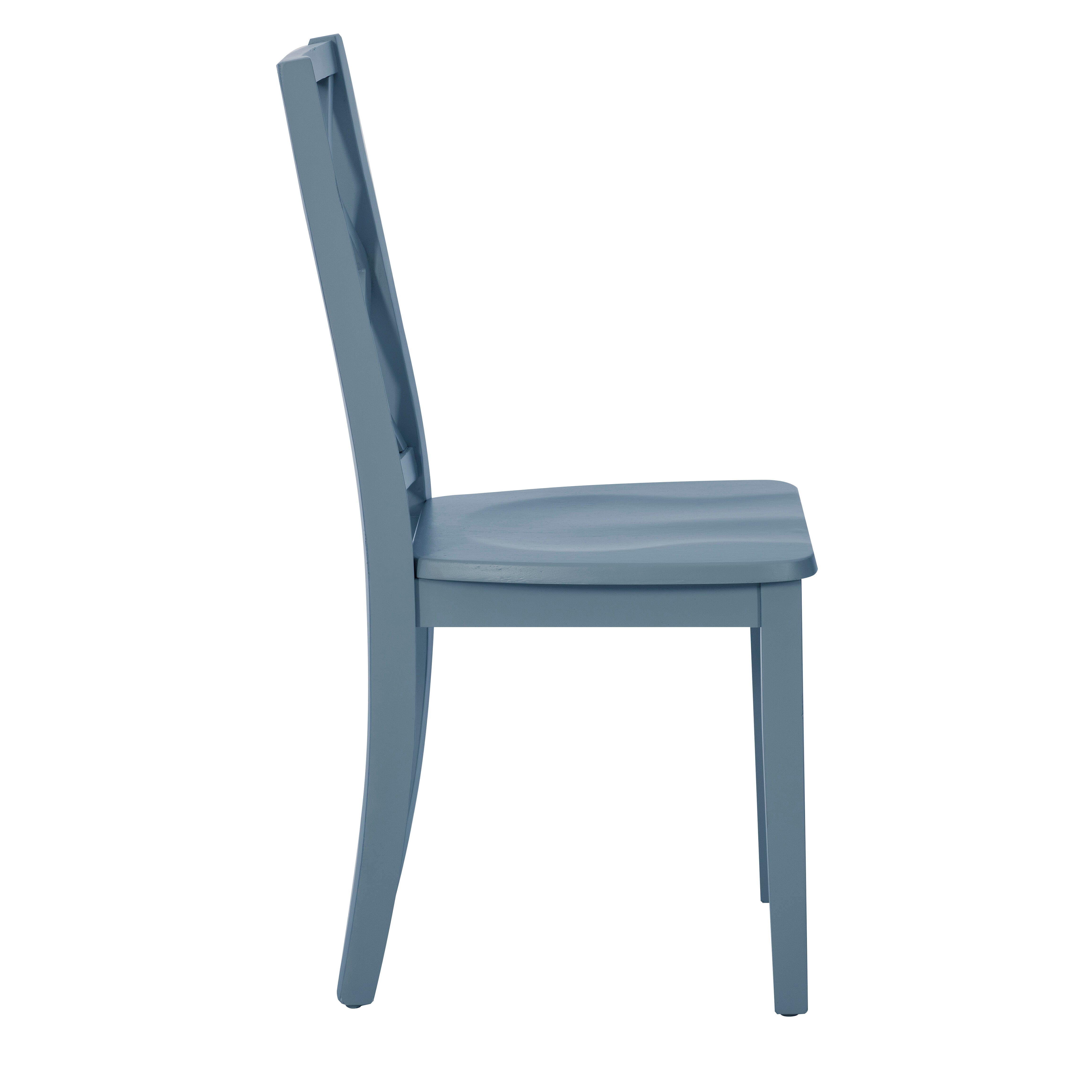 Linon Kolt Dining Chair, Graphite, large