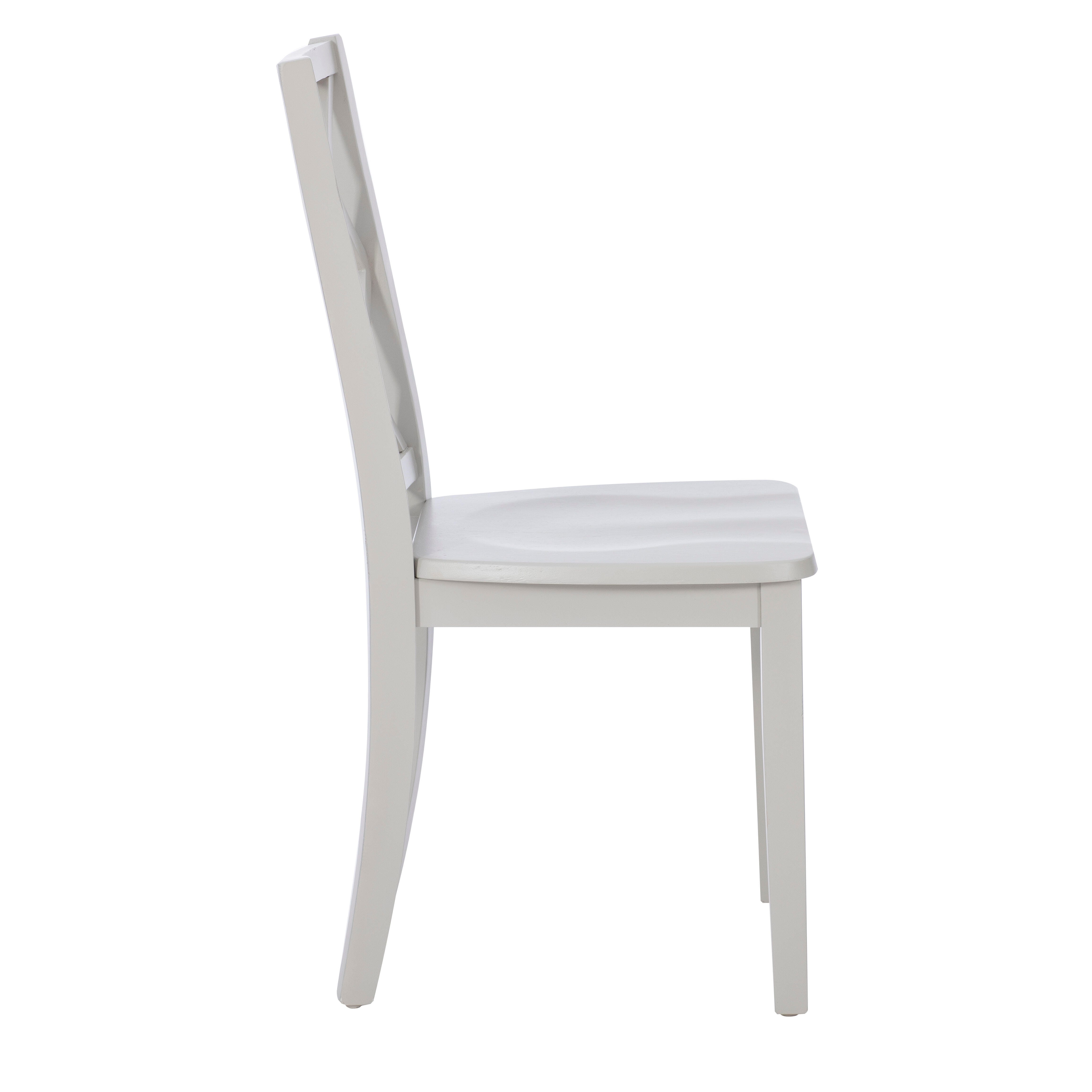 Linon Kolt Dining Chair, Gray, large