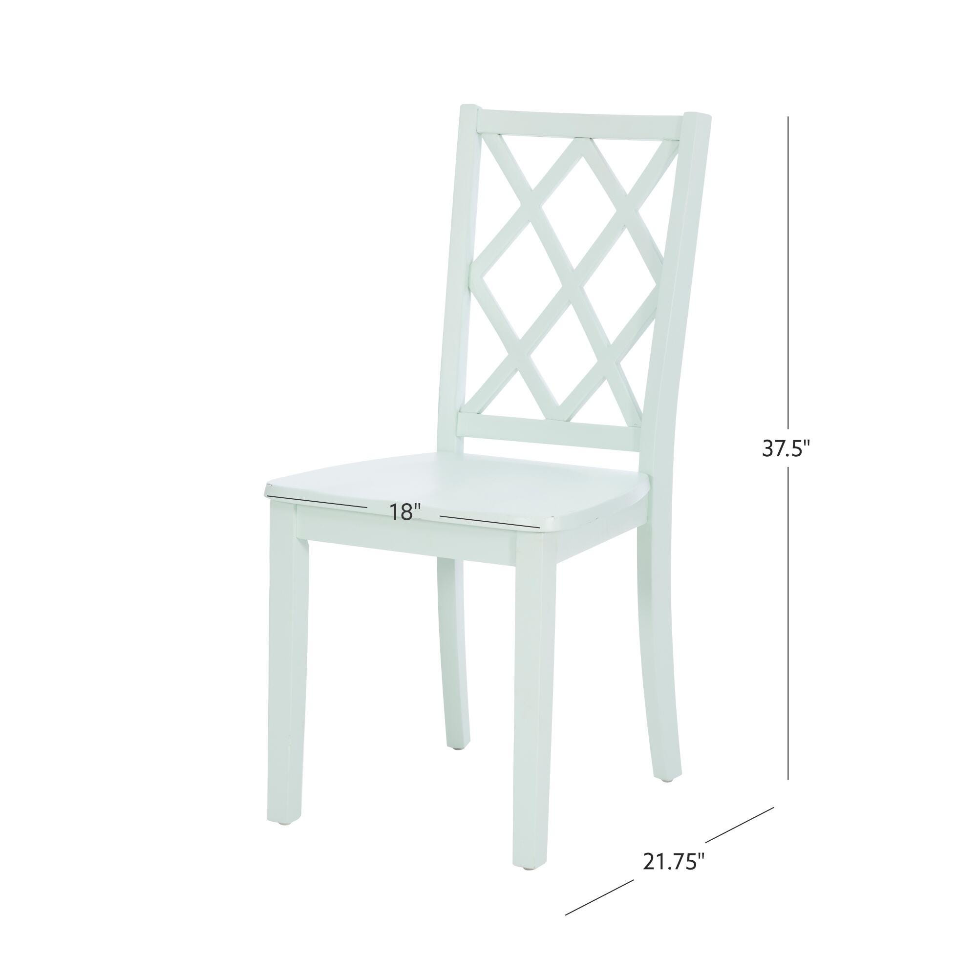 Linon Kolt Dining Chair, Mint, large