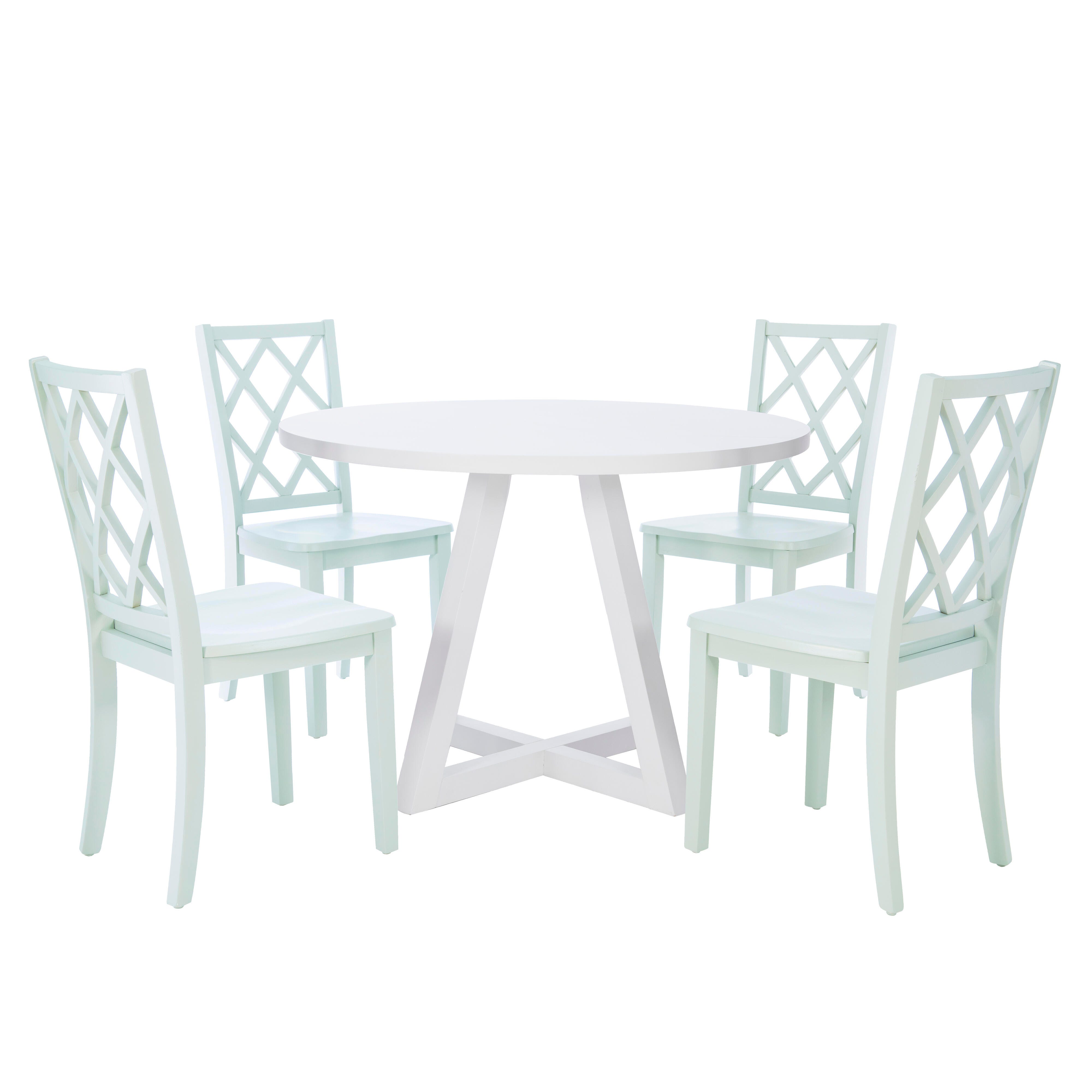 Linon Kolt Dining Chair, Mint, large