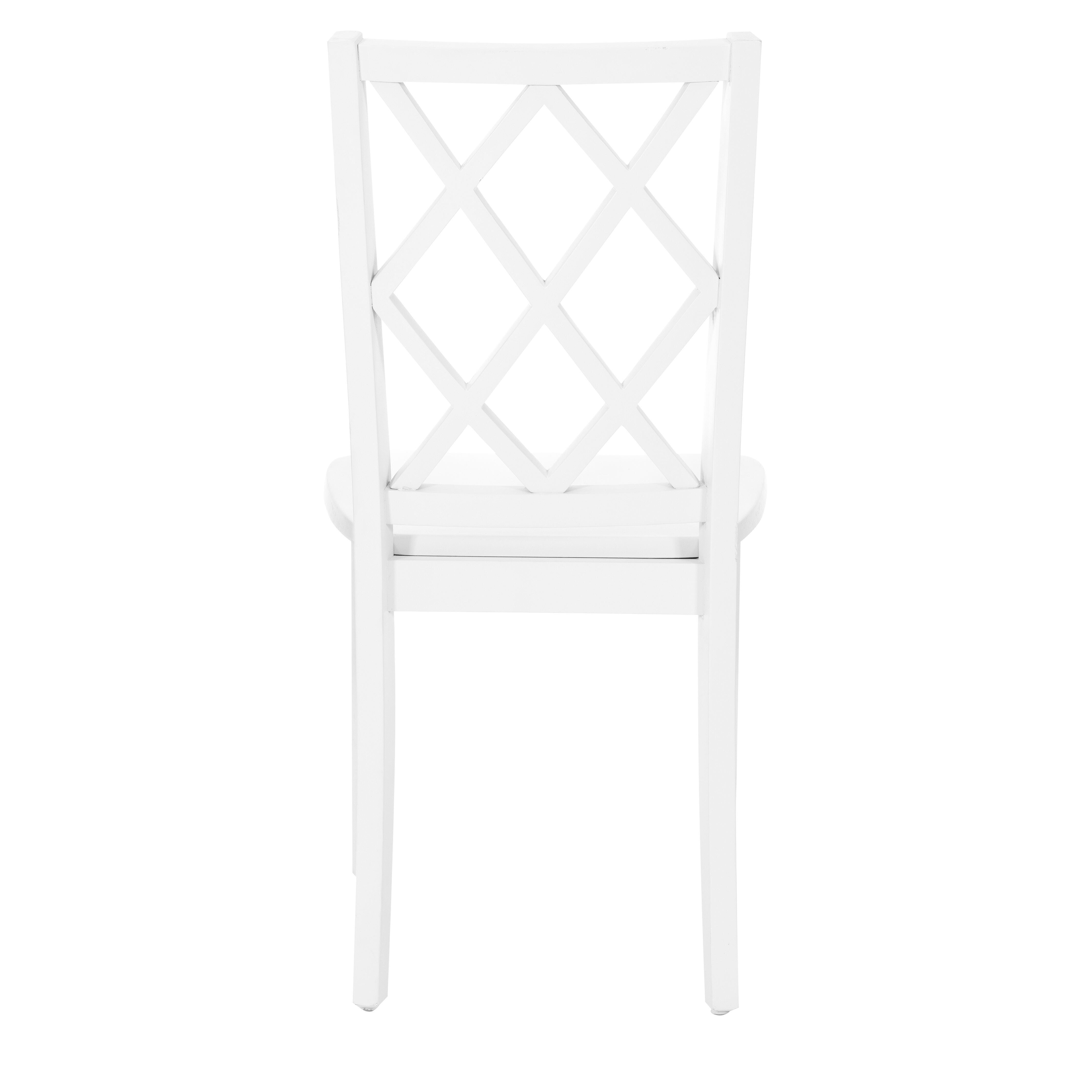 Linon Kolt Dining Chair, White, large