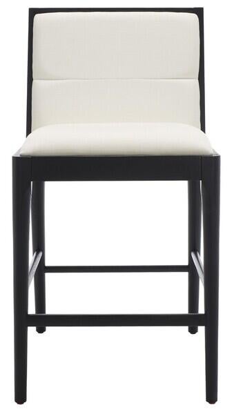 Safavieh Laycee Counter Stool (Set of 2), White/Black