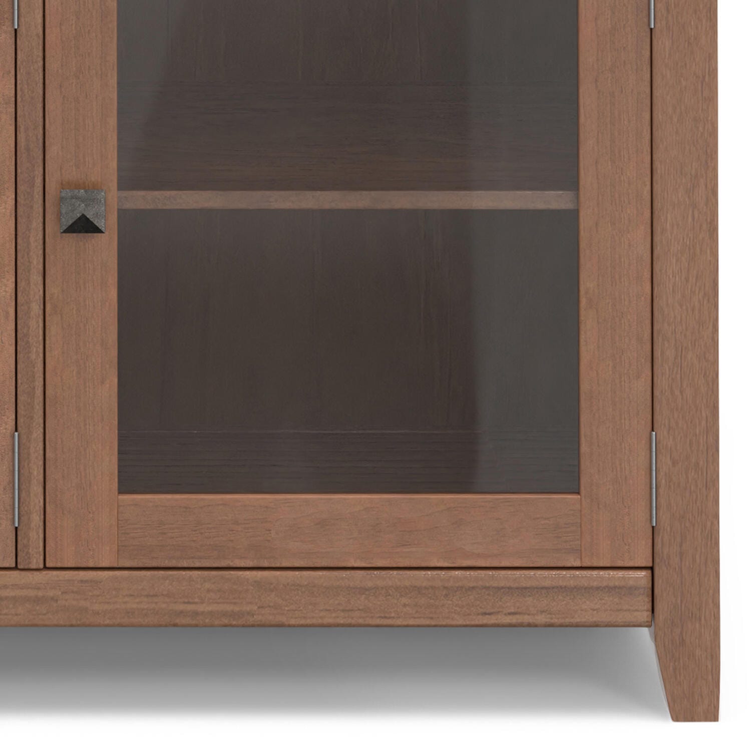 Simpli Home Cosmopolitan Sideboard Buffet, Medium Saddle Brown, large