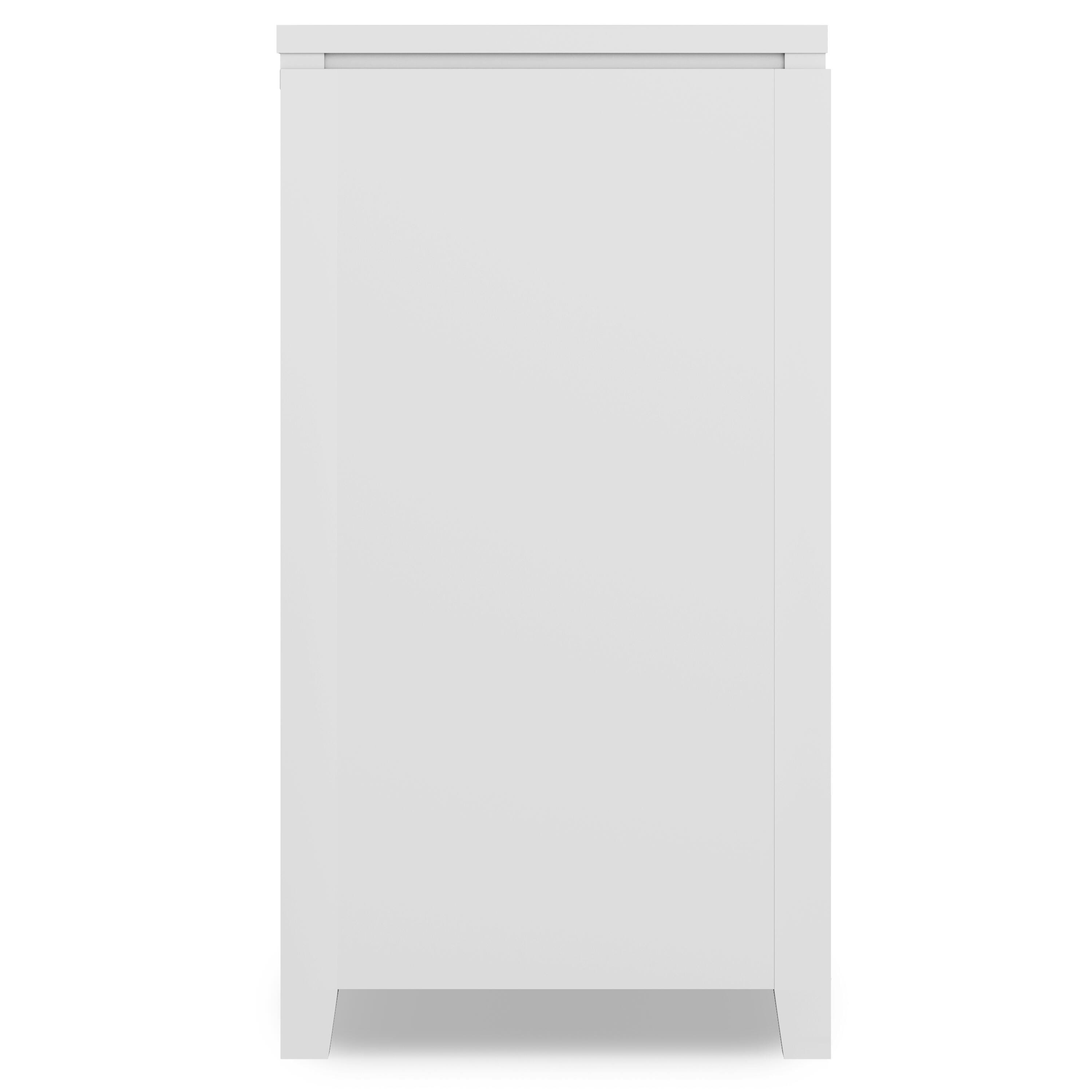 Simpli Home Cosmopolitan Sideboard Buffet, White, large