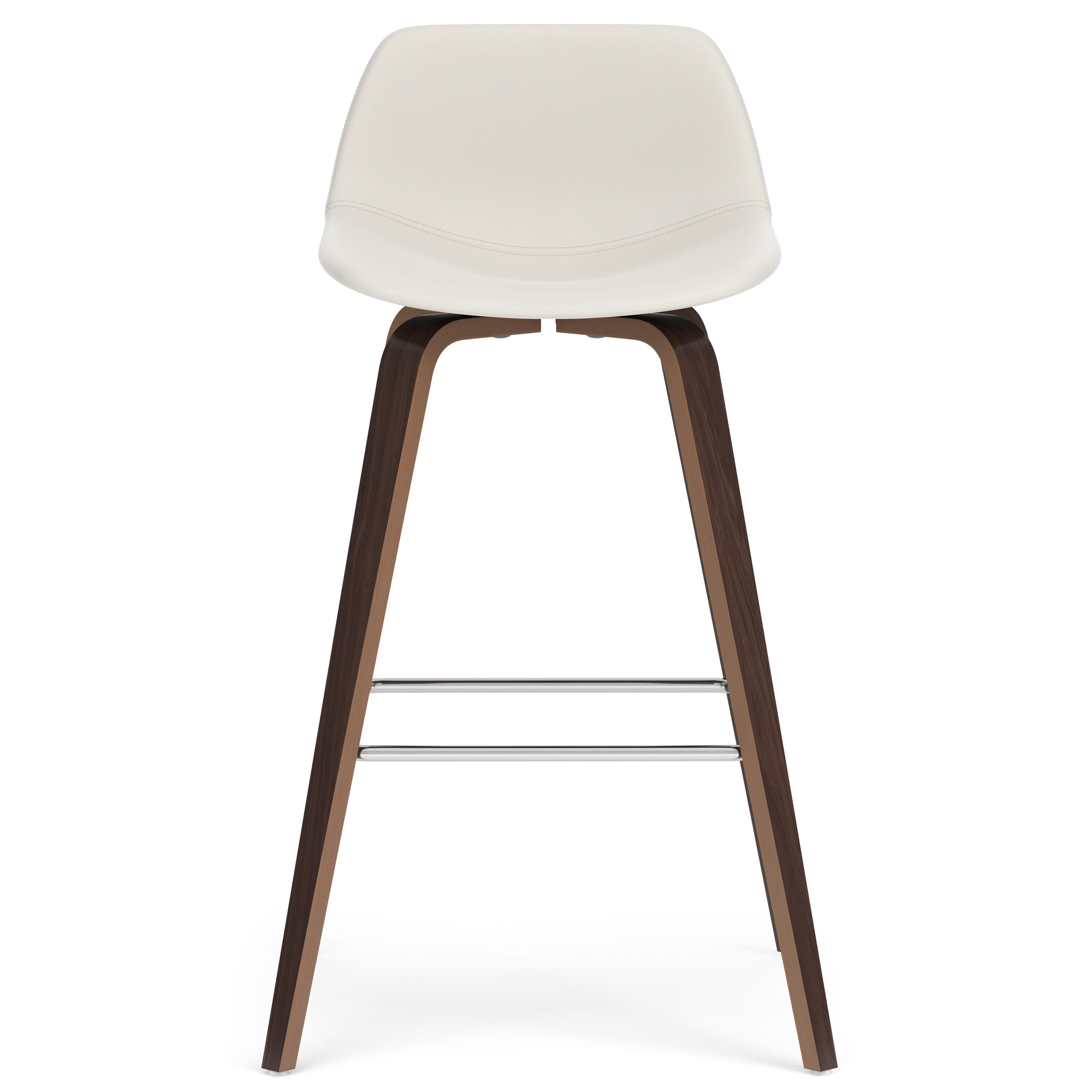 Simpli Home Randolph Counter Height Bar Stool (Set of 2), Cream, large