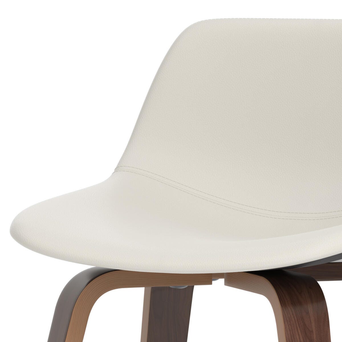 Simpli Home Randolph Counter Height Bar Stool (Set of 2), Cream, large