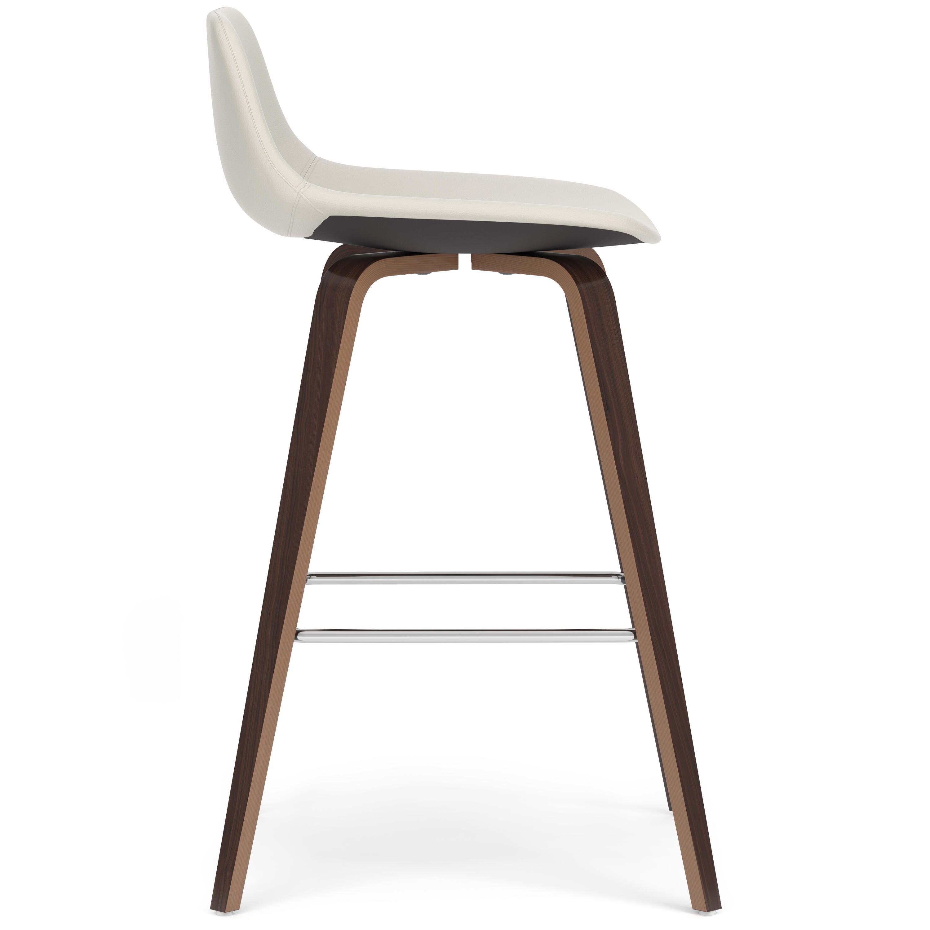Simpli Home Randolph Counter Height Bar Stool (Set of 2), Cream, large