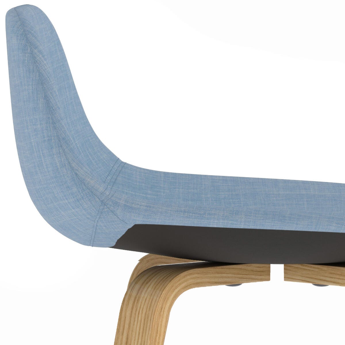 Simpli Home Randolph Counter Height Bar Stool (Set of 2), Denim Blue, large